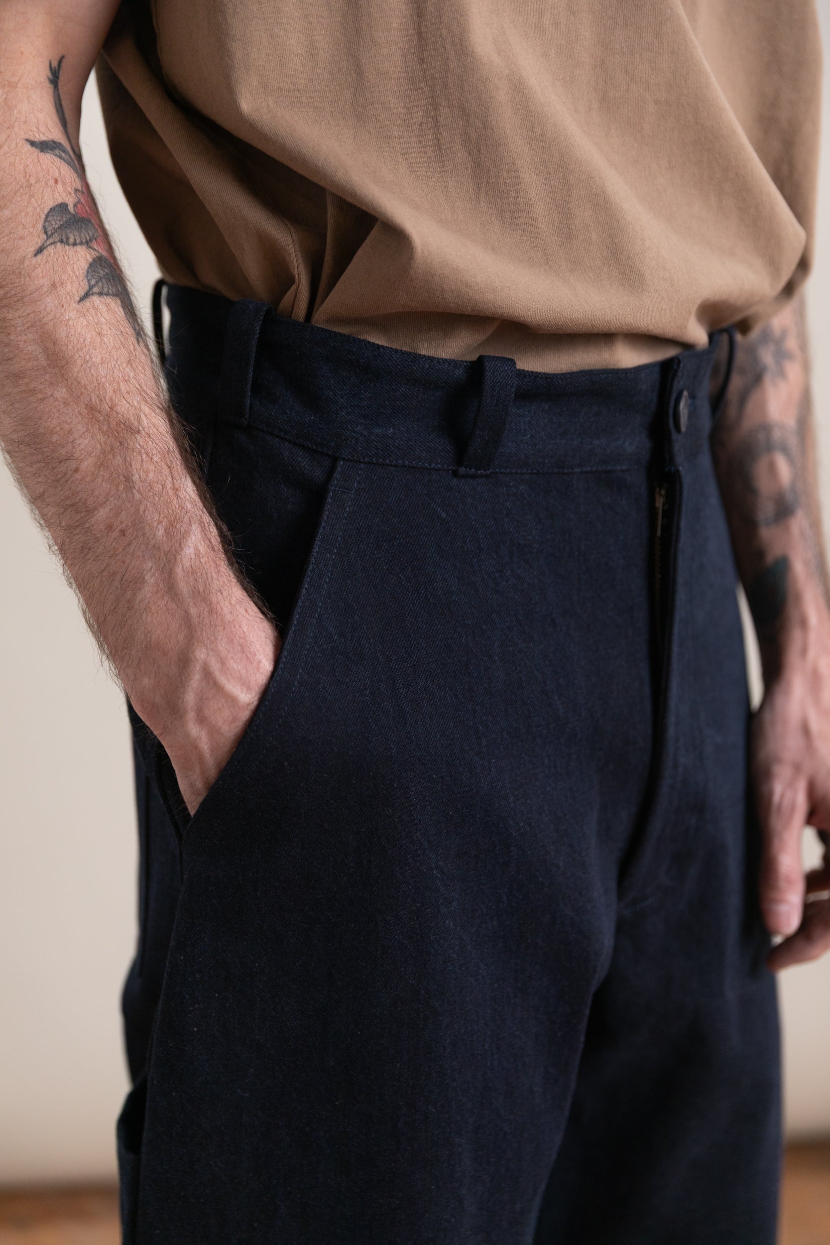 R20J6 JEBOK PANTS IN BLUE SUMI INK DENIM