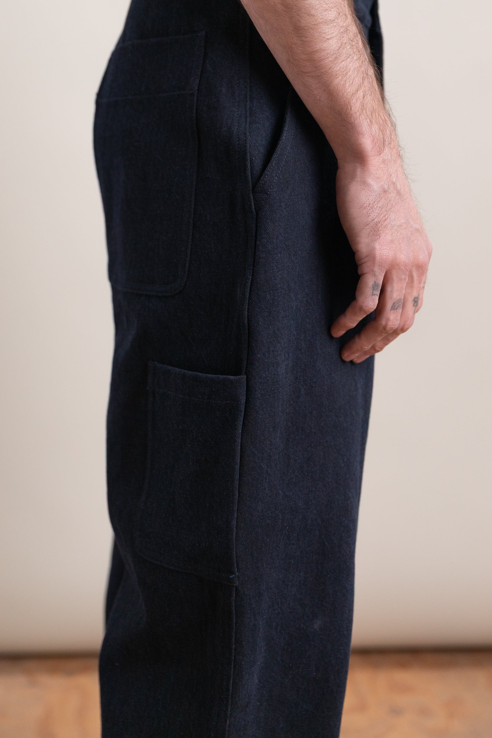 R20J6 JEBOK PANTS IN BLUE SUMI INK DENIM