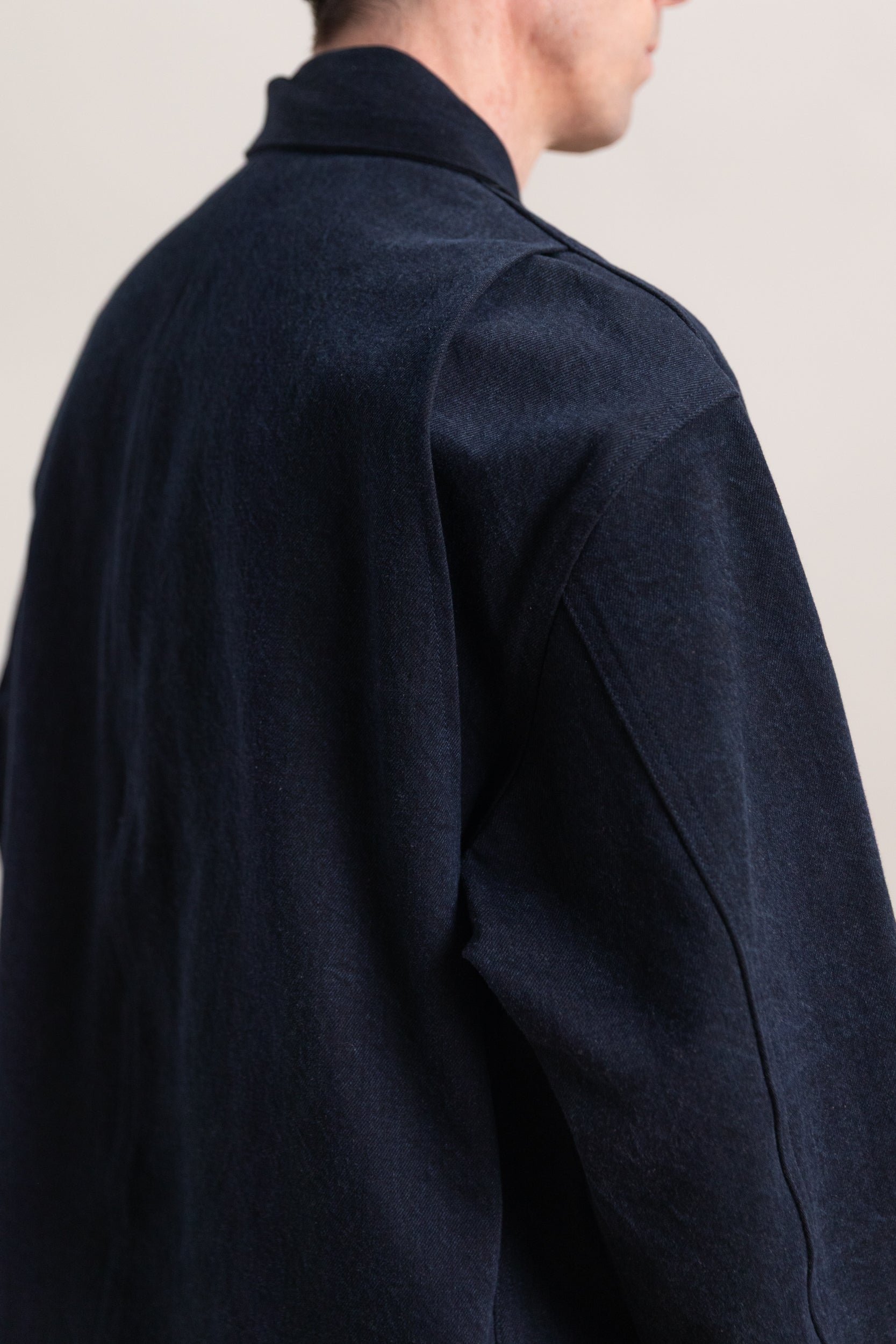 R20J2 JEBOK WORK JACKET IN BLUE SUMI INK DENIM