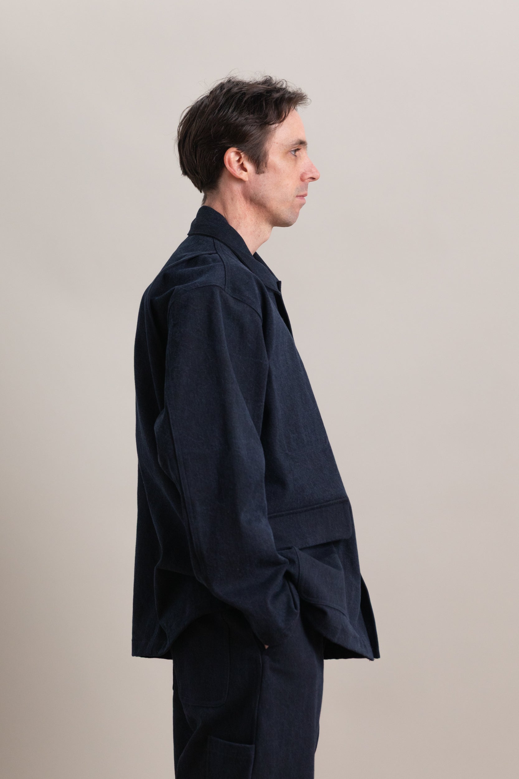 R20J2 JEBOK WORK JACKET IN BLUE SUMI INK DENIM