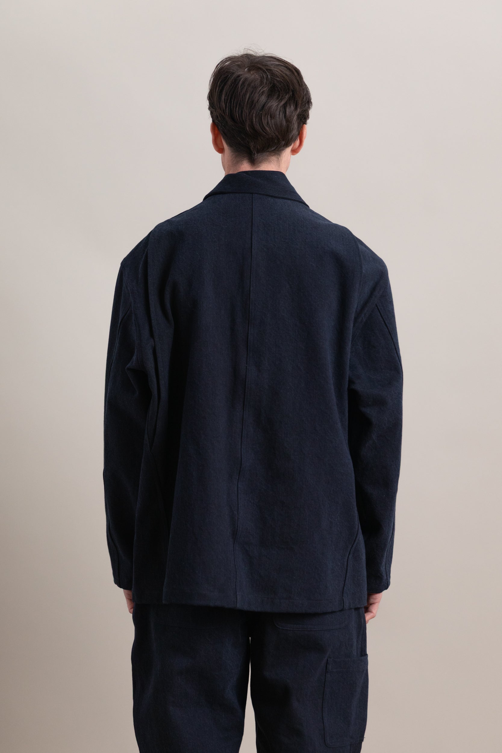 R20J2 JEBOK WORK JACKET IN BLUE SUMI INK DENIM