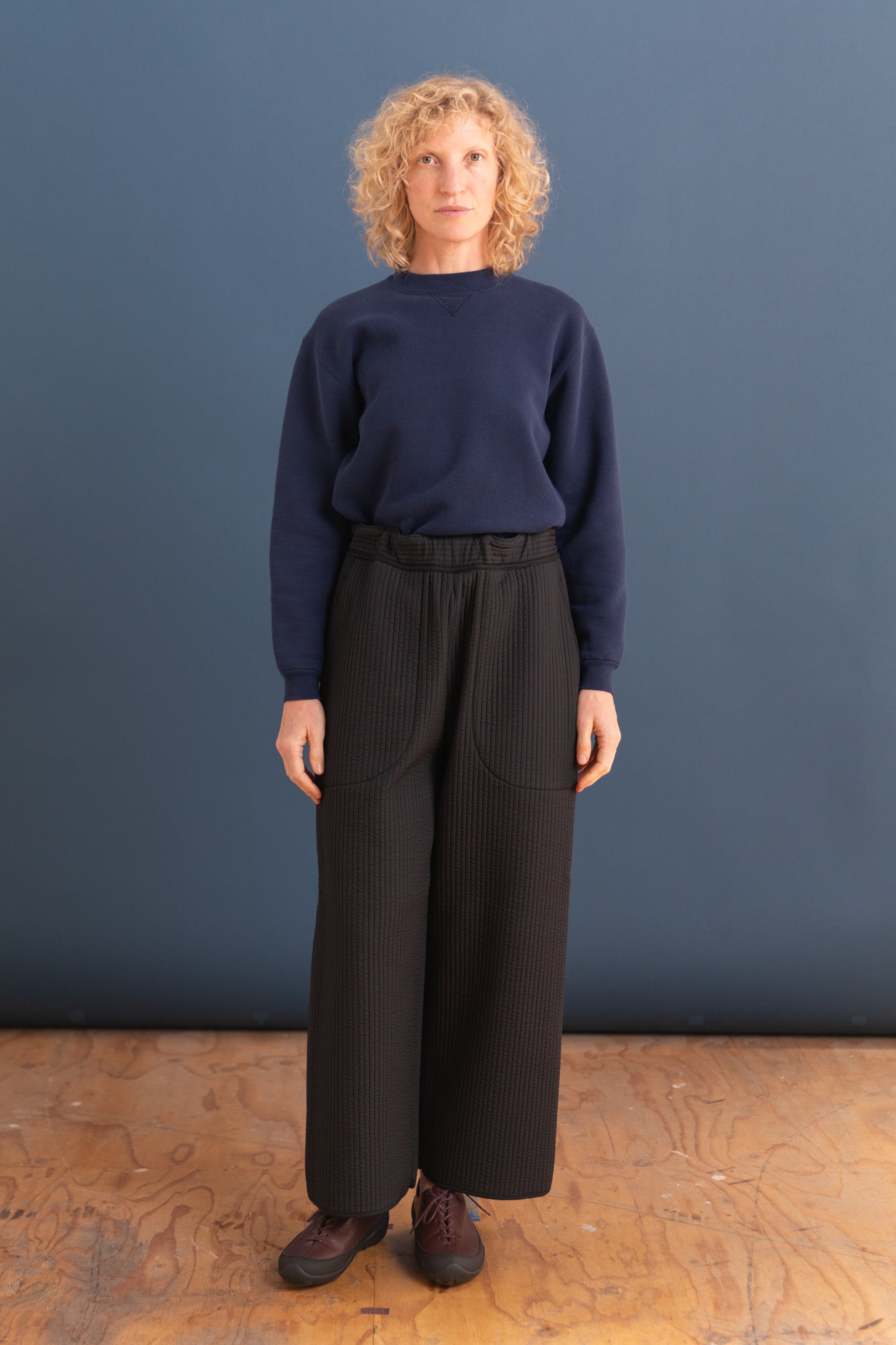WR21 03 SOFT PANT IN BLACK NUBI