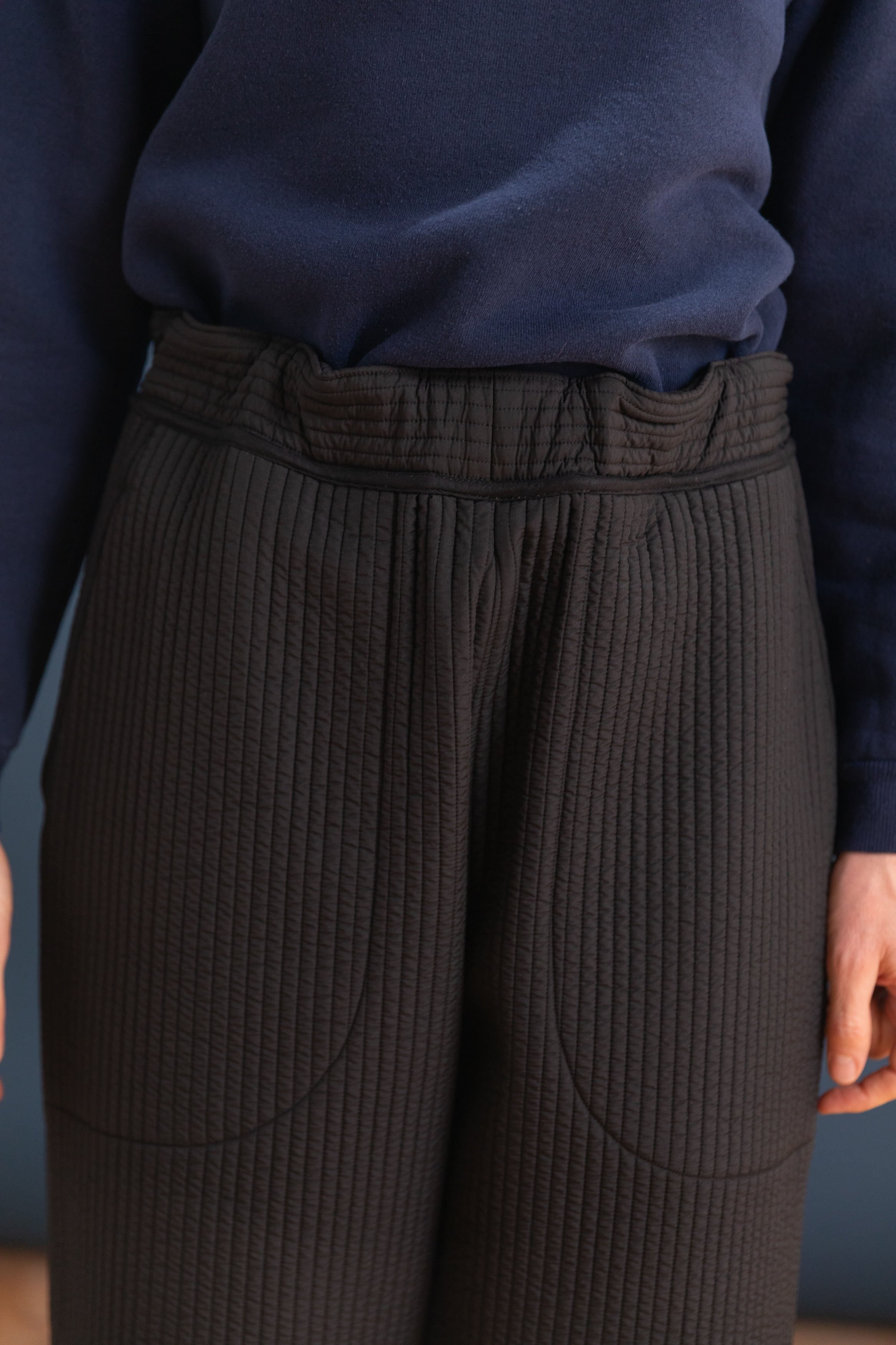 WR21 03 SOFT PANT IN BLACK NUBI