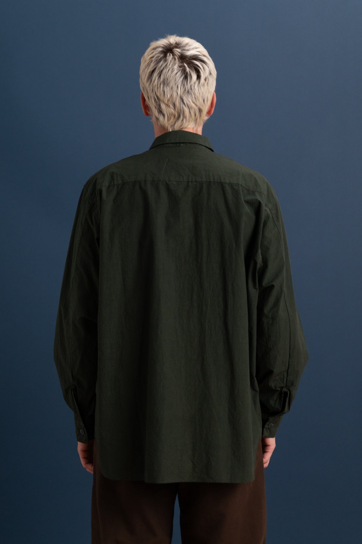 R21 S8 WEATHER SHIRT IN IVY 160 COTTON