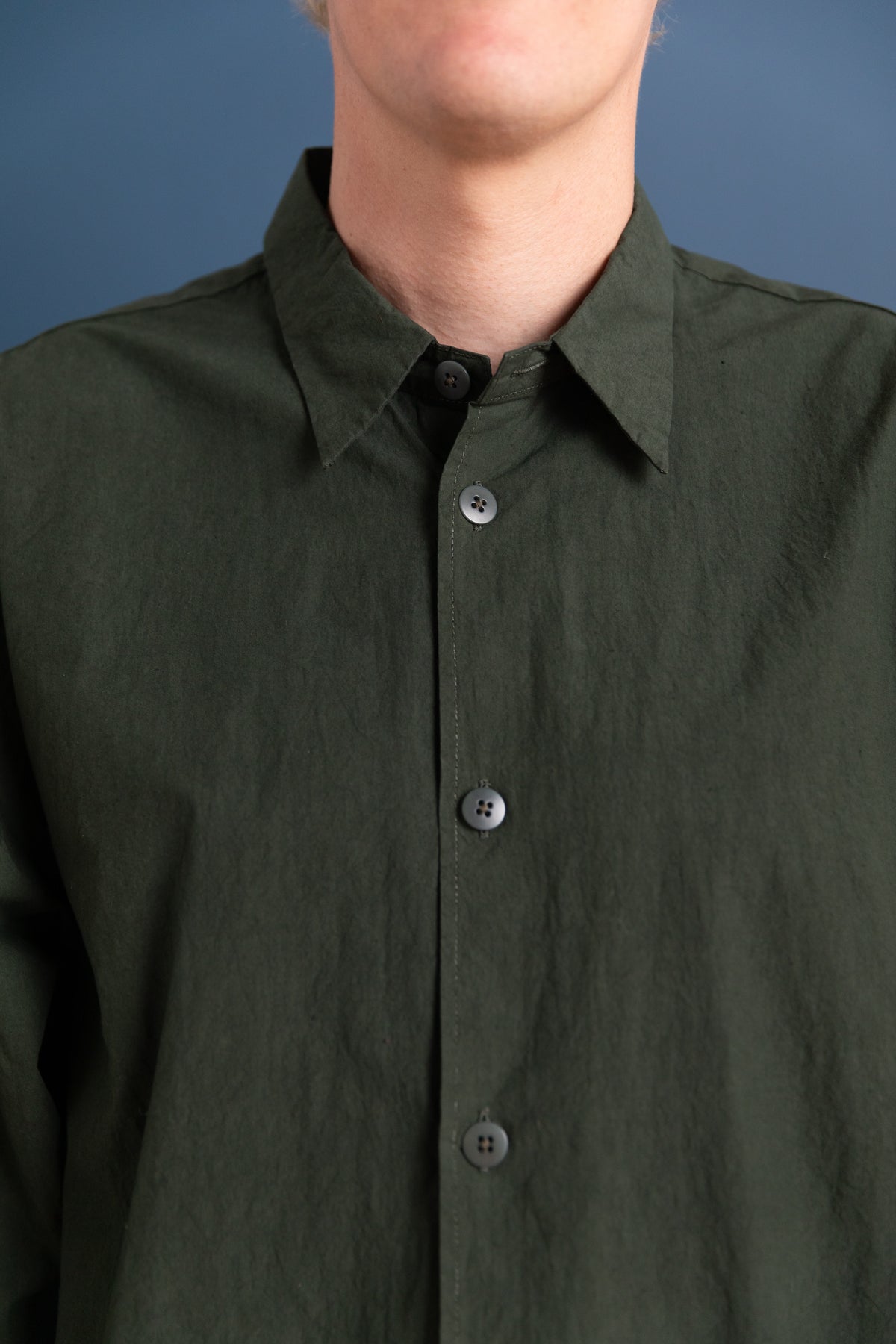 R21 S8 WEATHER SHIRT IN IVY 160 COTTON