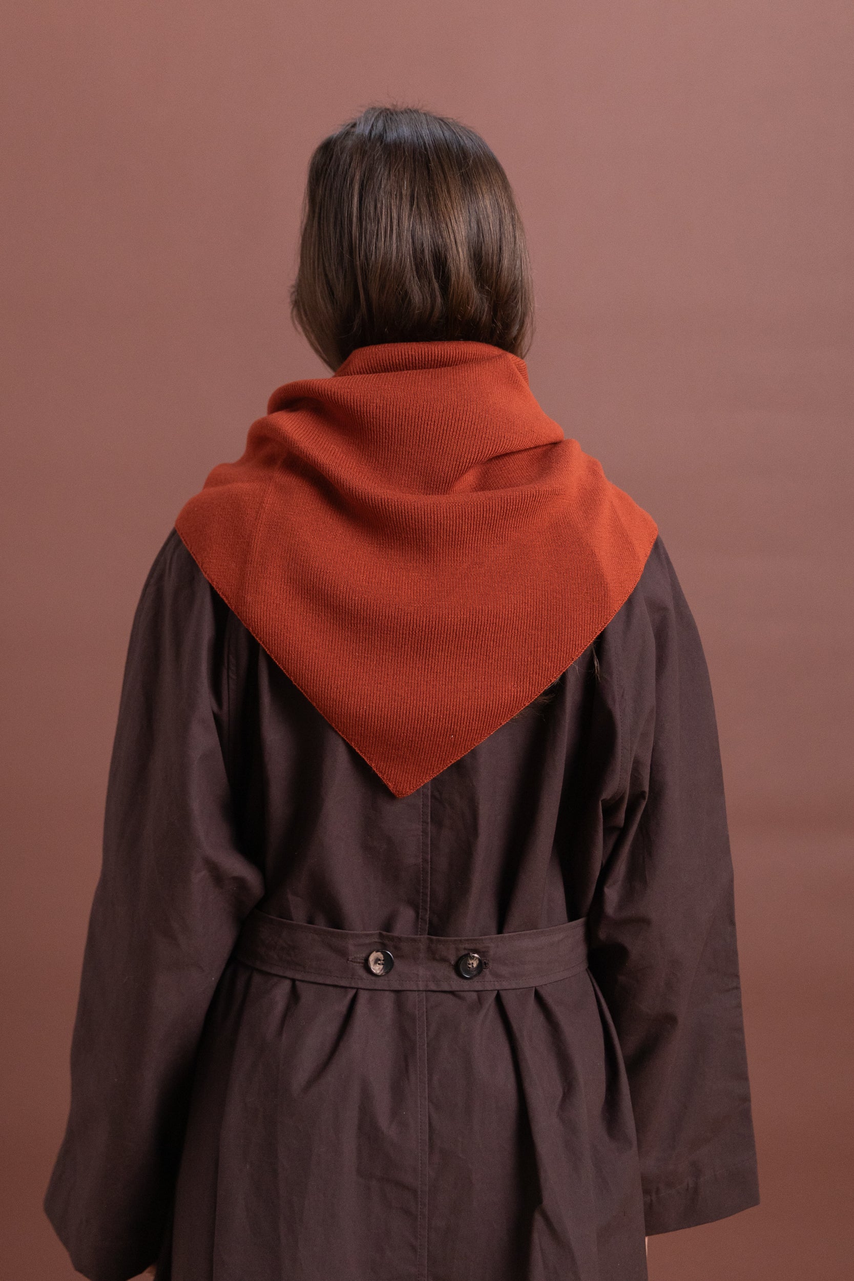 BANDANA SCARF IN SCARLET