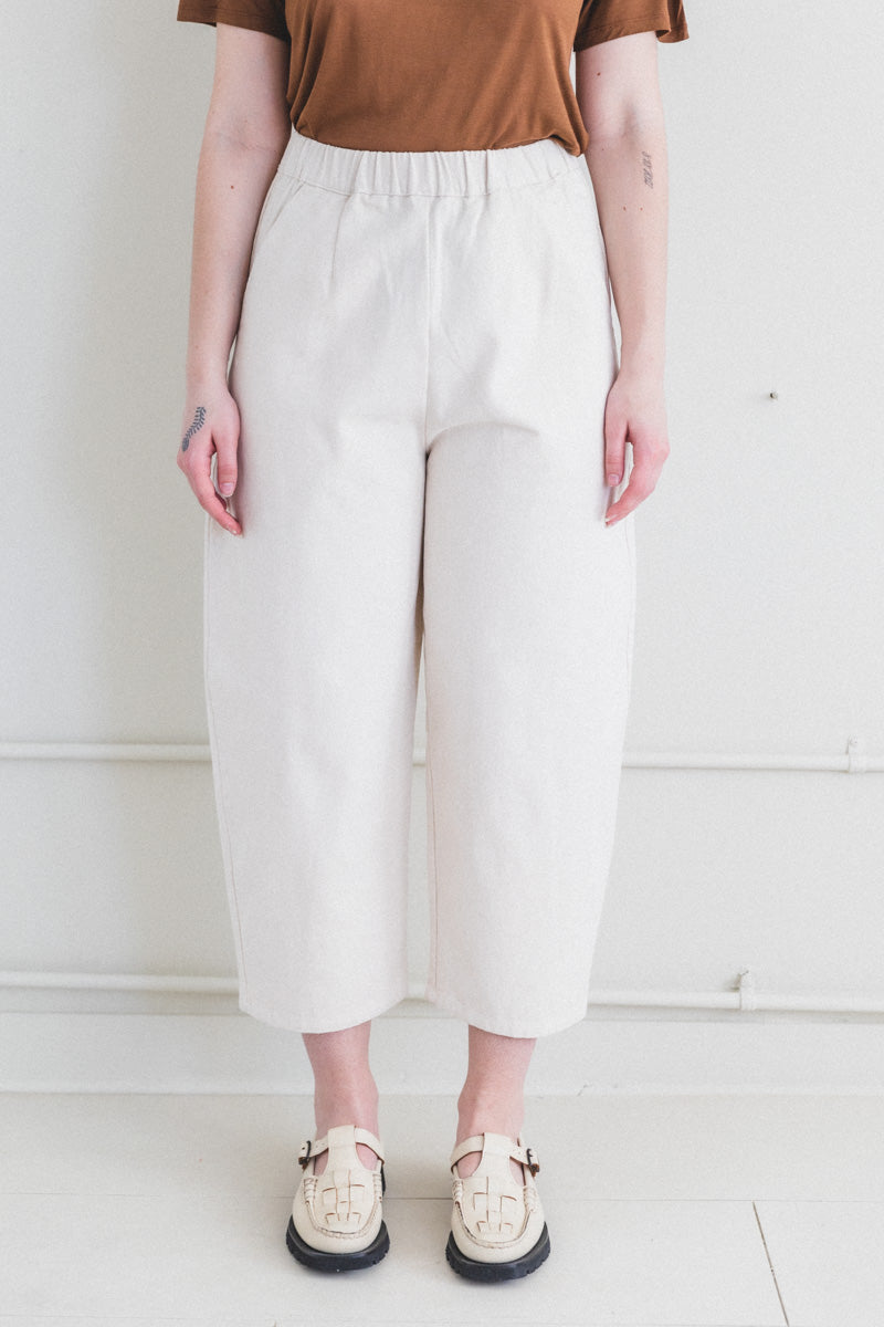 BARREL PANT IN CREAM — Shop Boswell