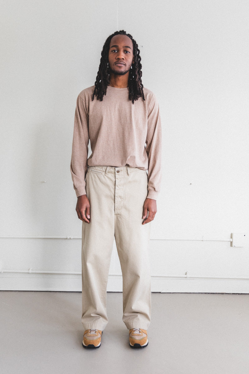 VINTAGE FIT ARMY TROUSER IN STONE WASH