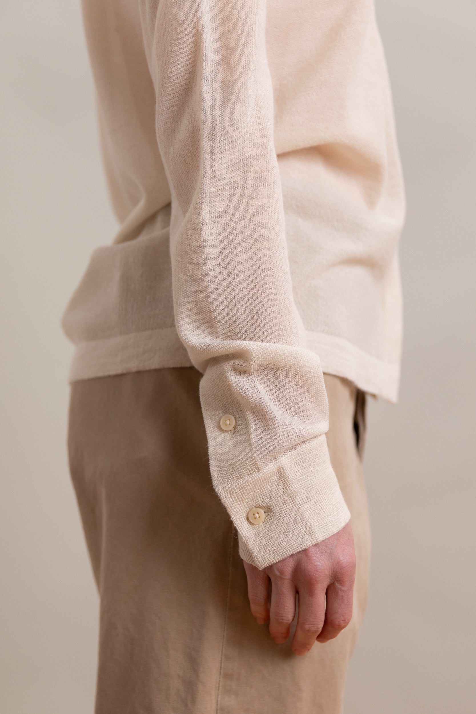 CALMA SHIRT IN CREAM ALPASILK