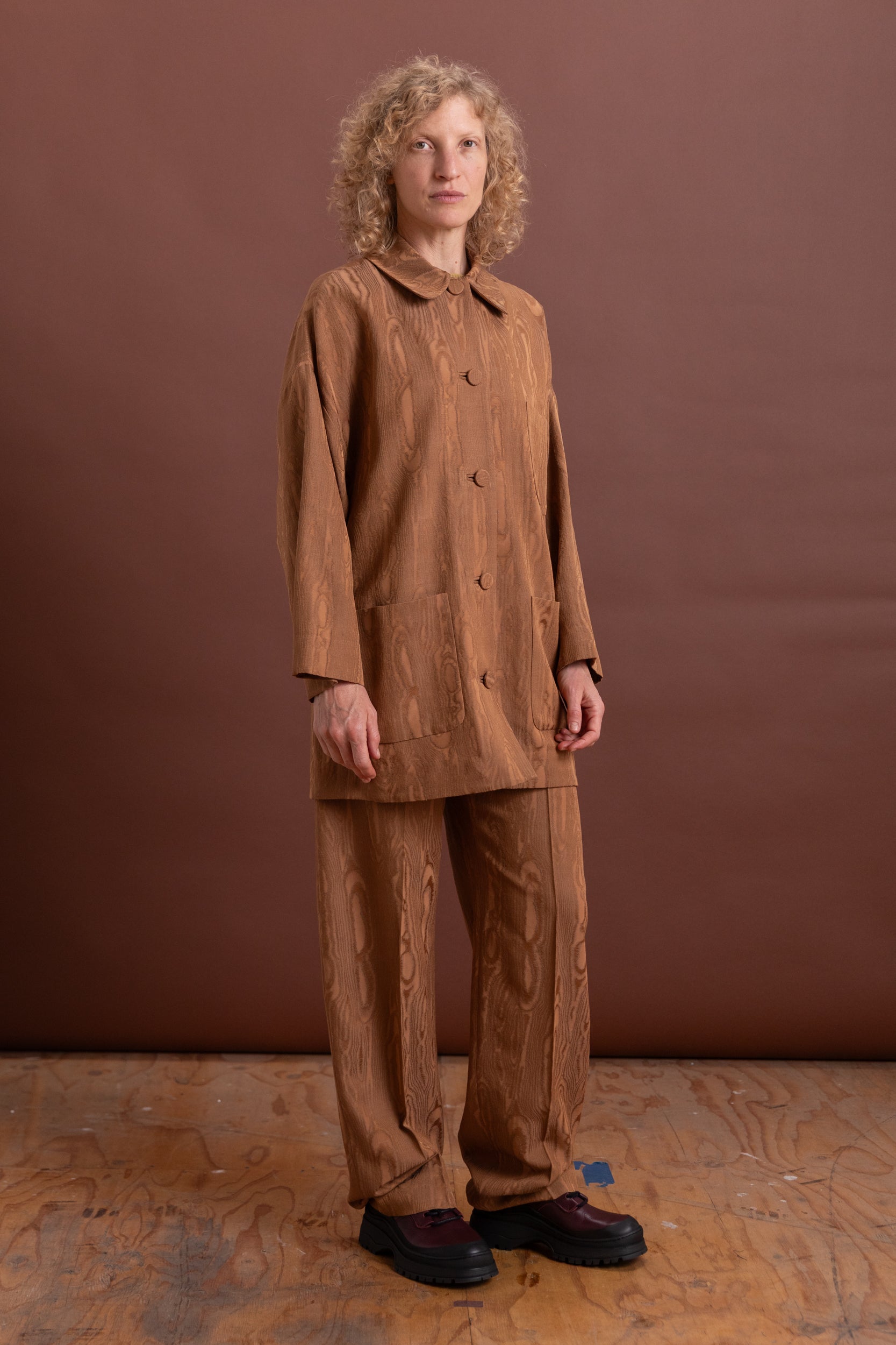 CHORE JACKET IN WALNUT MOREEN