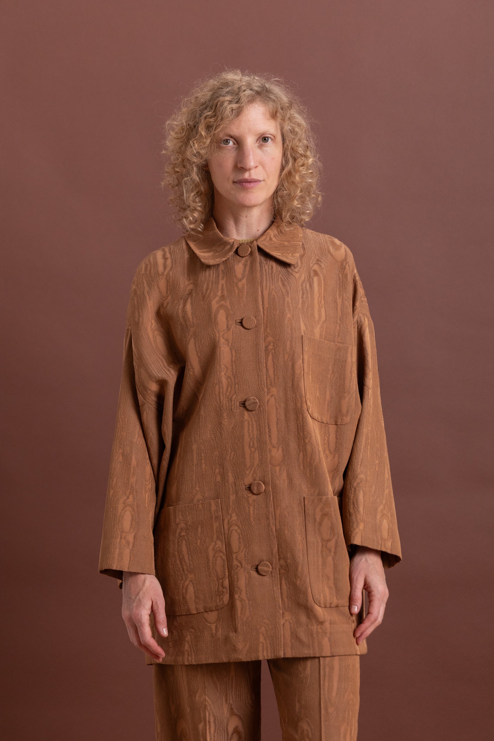 CHORE JACKET IN WALNUT MOREEN