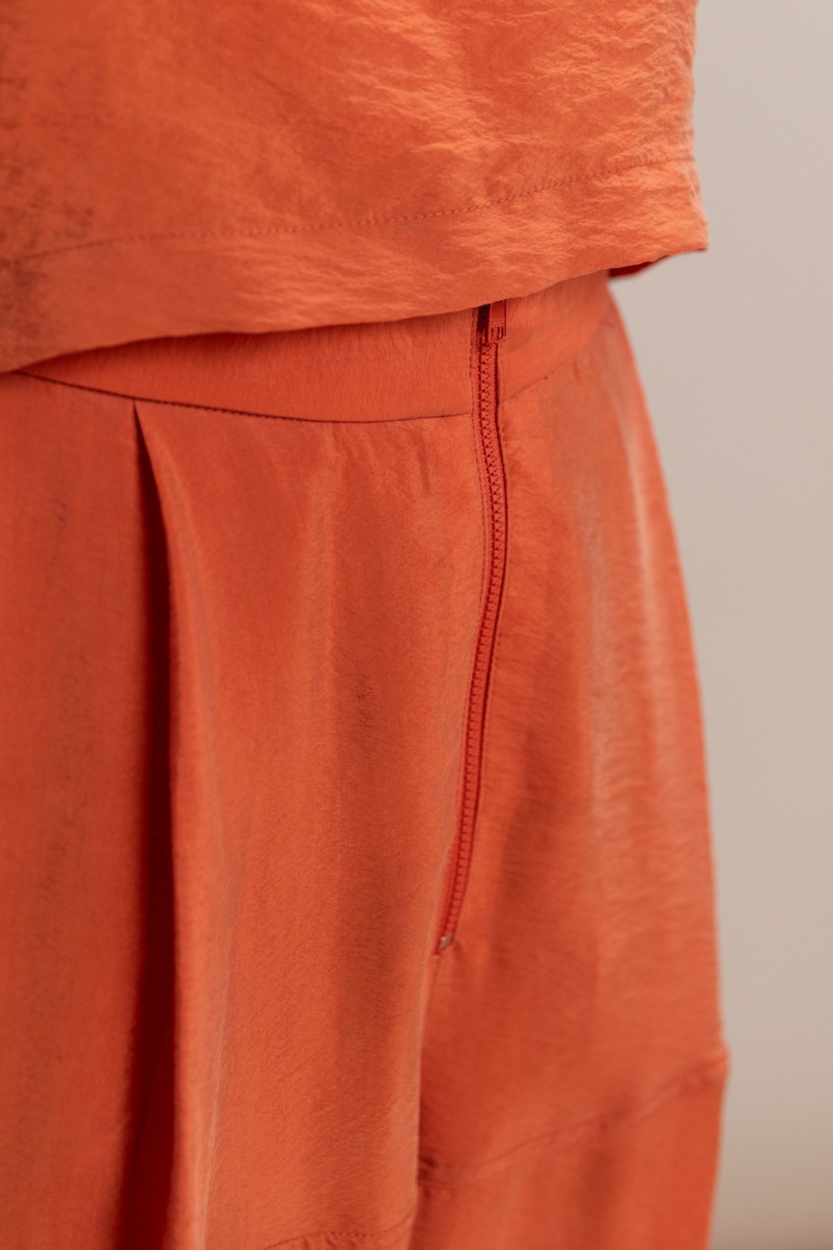 DINI PANT IN TERRACOTTA POPPY