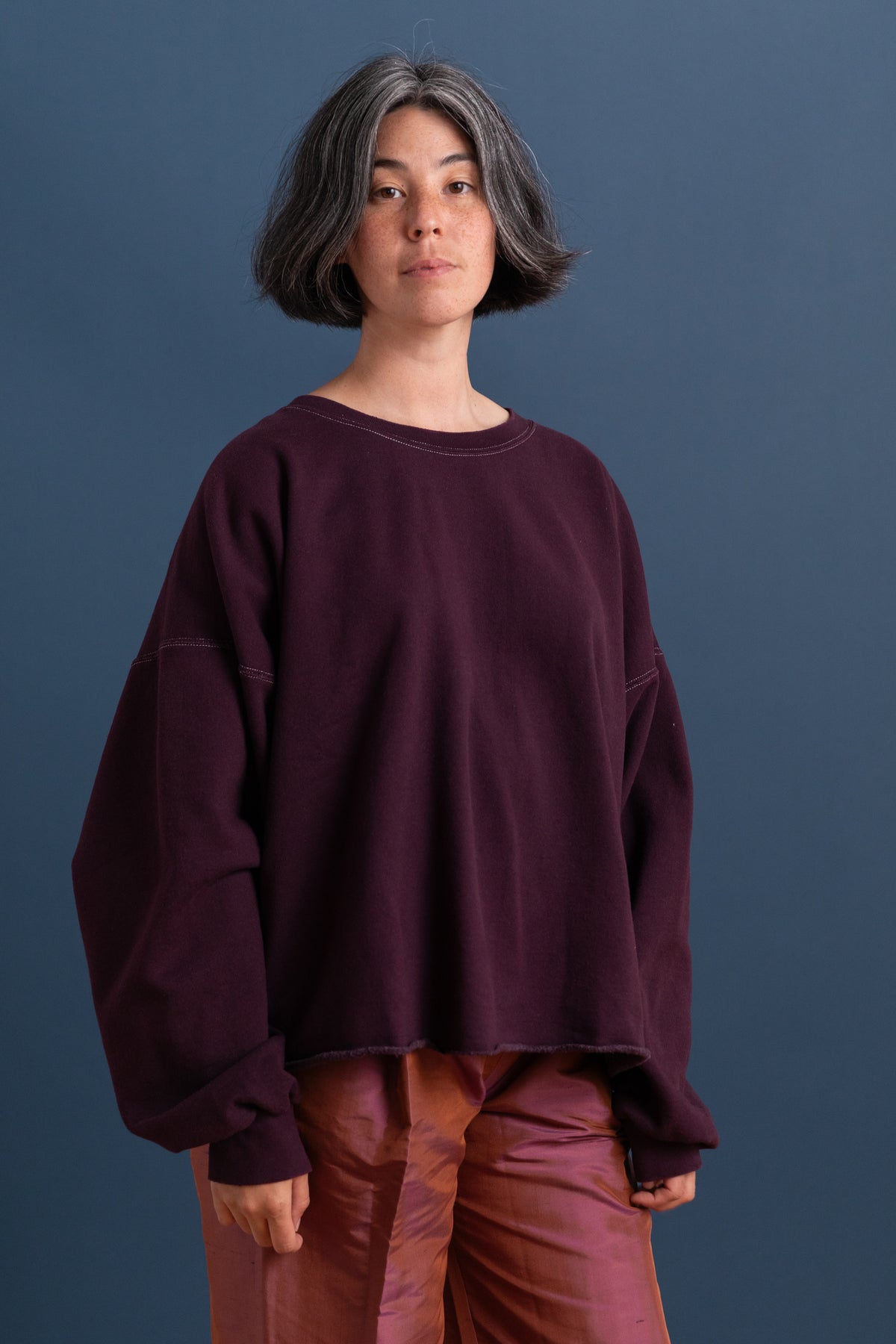 FONDER SWEATSHIRT IN PLUM