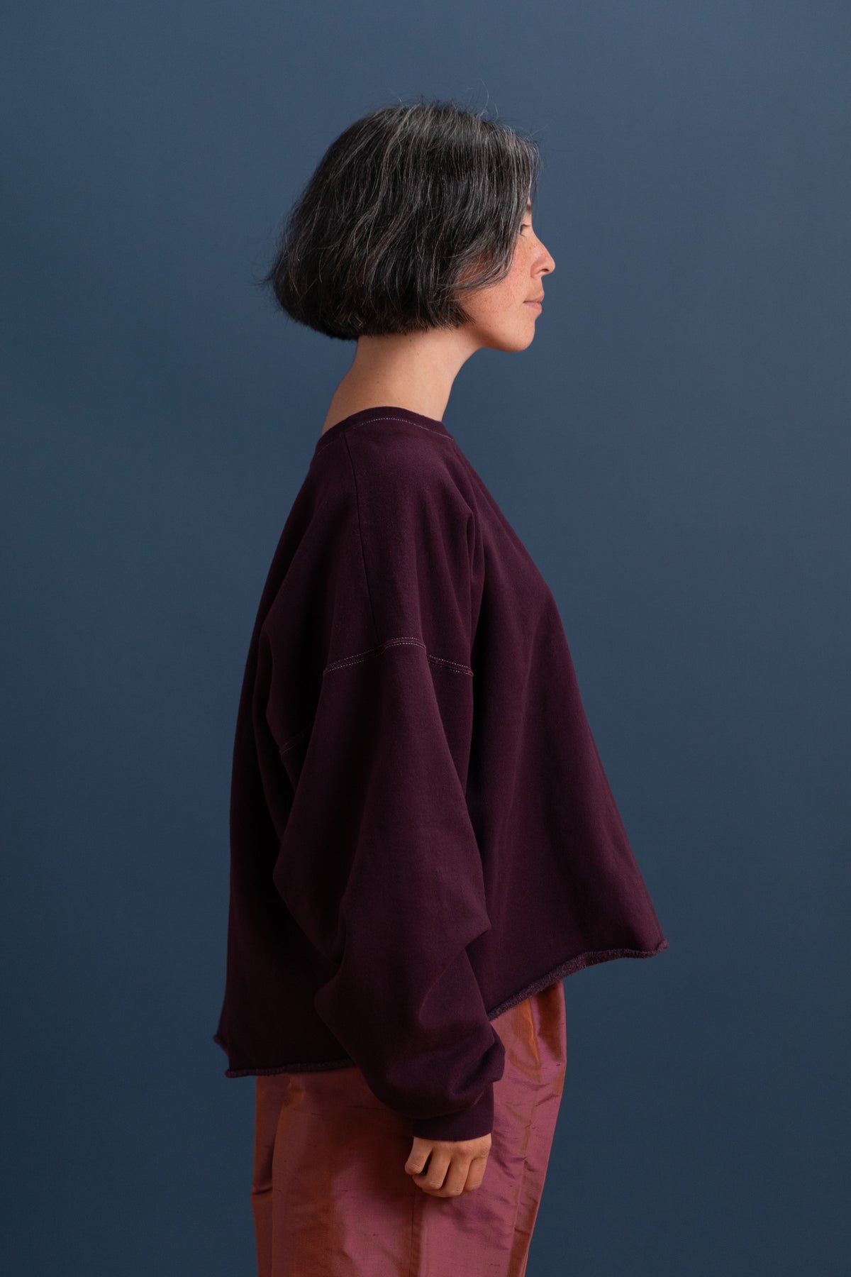 FONDER SWEATSHIRT IN PLUM