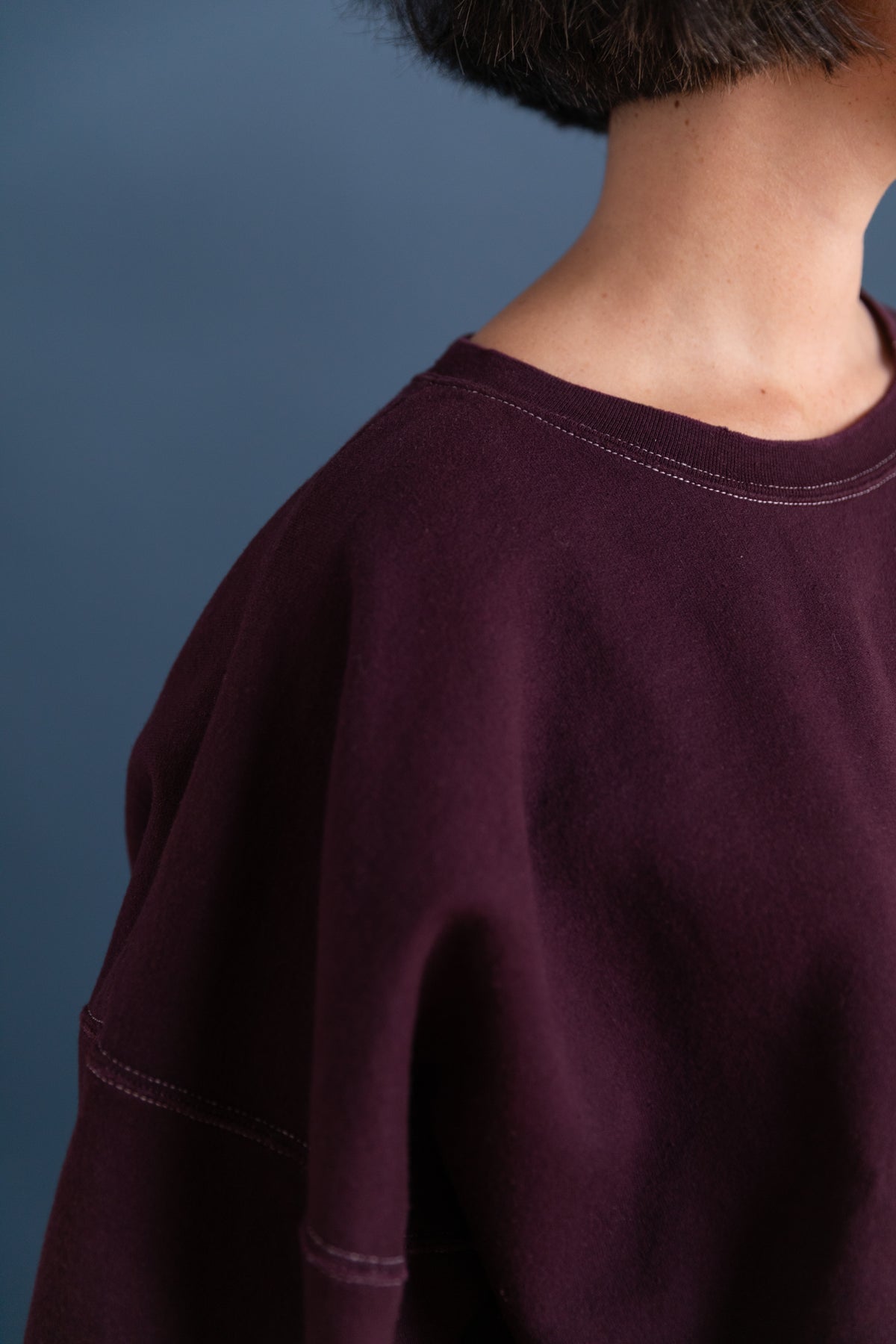 FONDER SWEATSHIRT IN PLUM