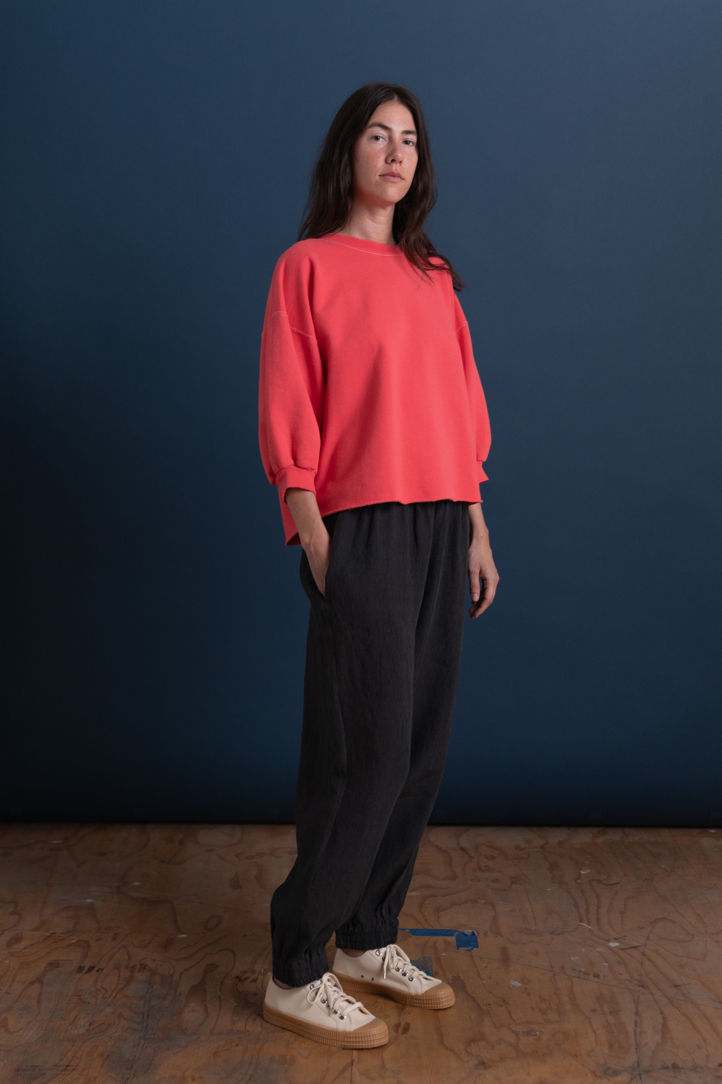 FOND SWEATSHIRT IN GUAVA