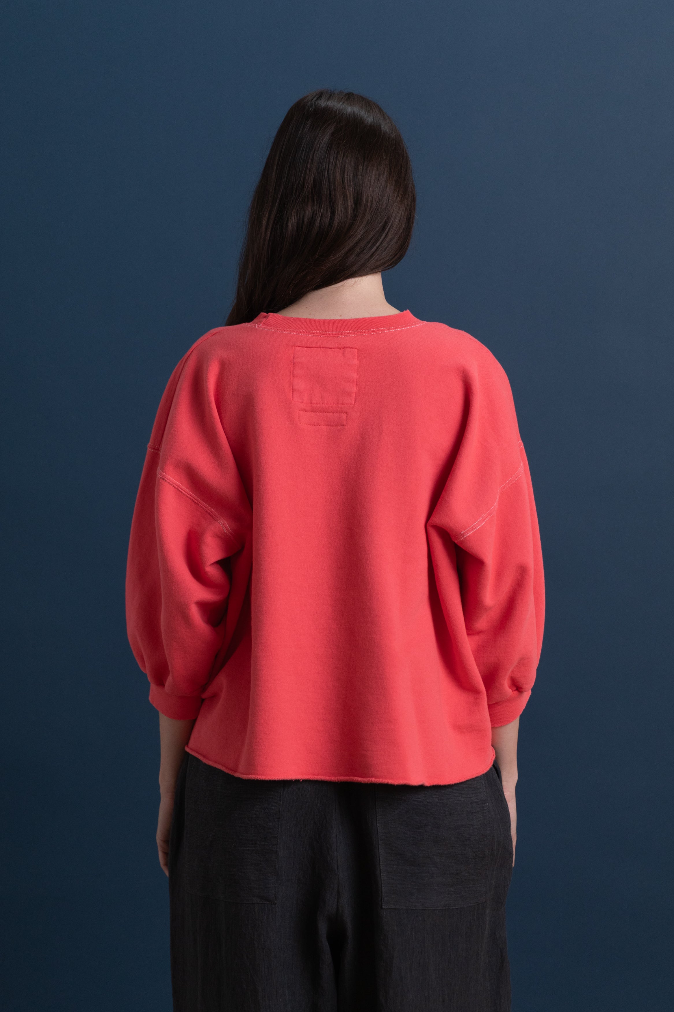 FOND SWEATSHIRT IN GUAVA