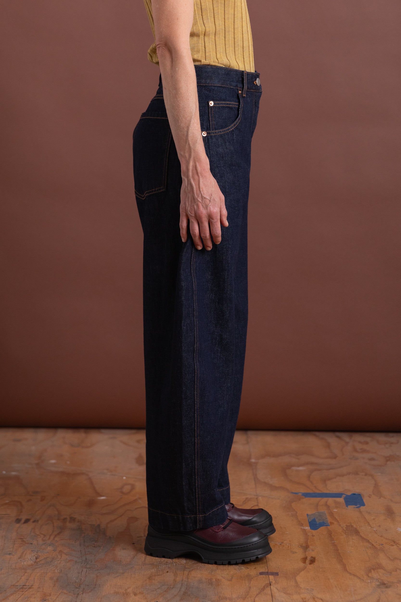 KEENAN PANT IN RAW MISSION DENIM