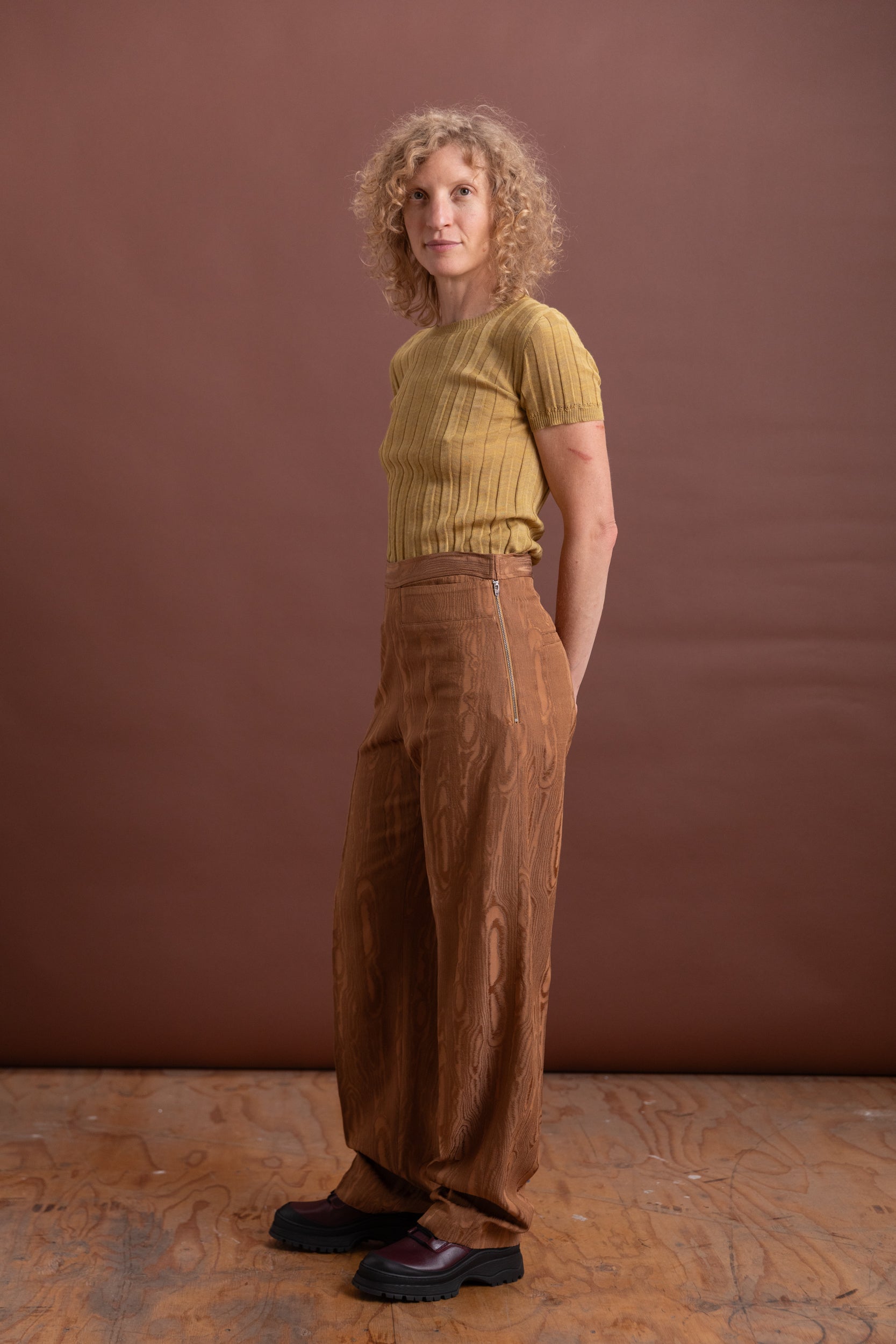ROSCOW PANT IN WALNUT MOREEN