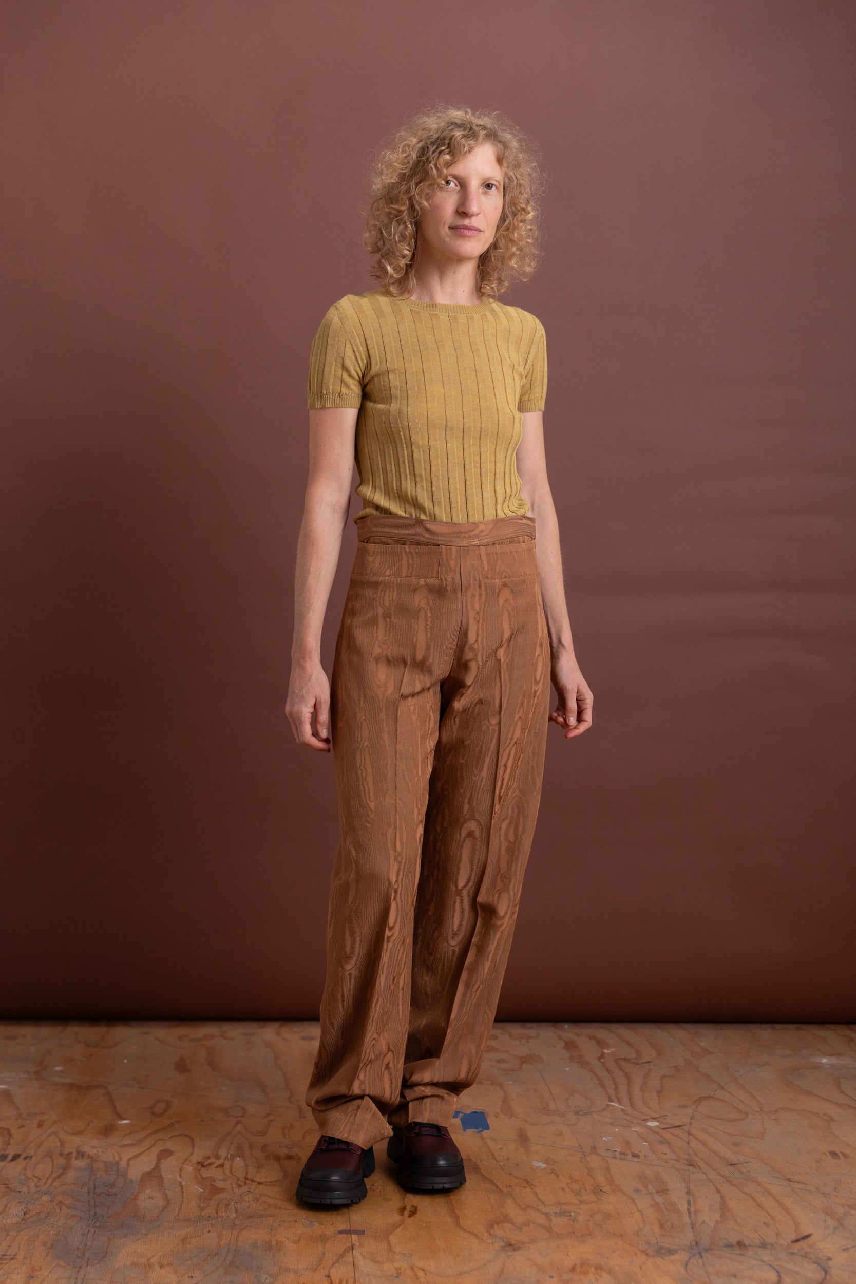 ROSCOW PANT IN WALNUT MOREEN