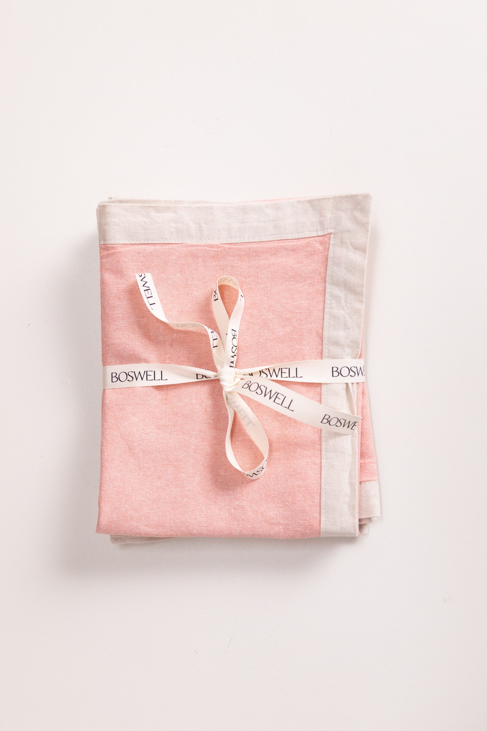 REVERSIBLE PLACEMAT IN CORAL - SET OF FOUR