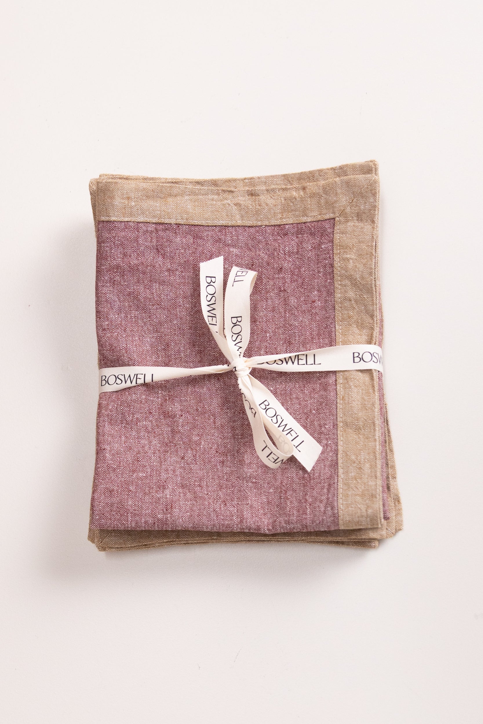 REVERSIBLE PLACEMAT IN PLUM - SET OF FOUR