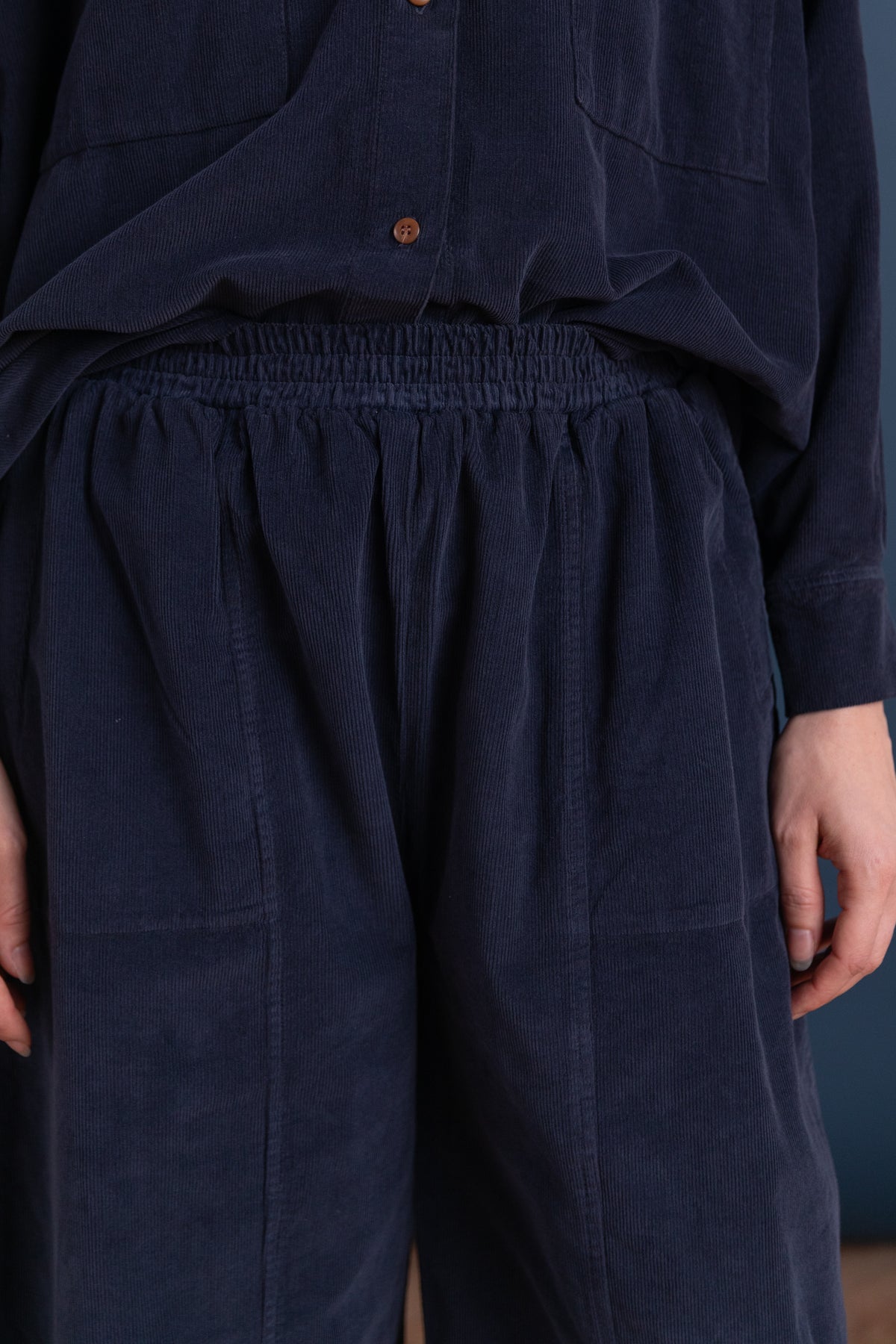 ABE PANT IN NAVY CORD