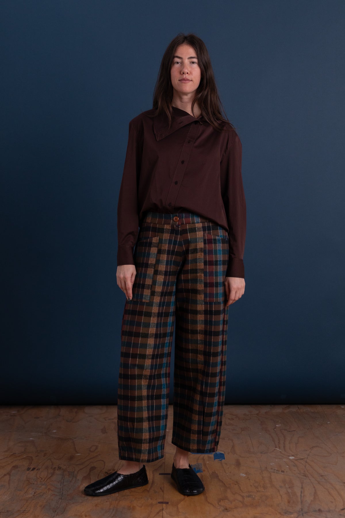 CHIBI PANT IN BLANKET PLAID