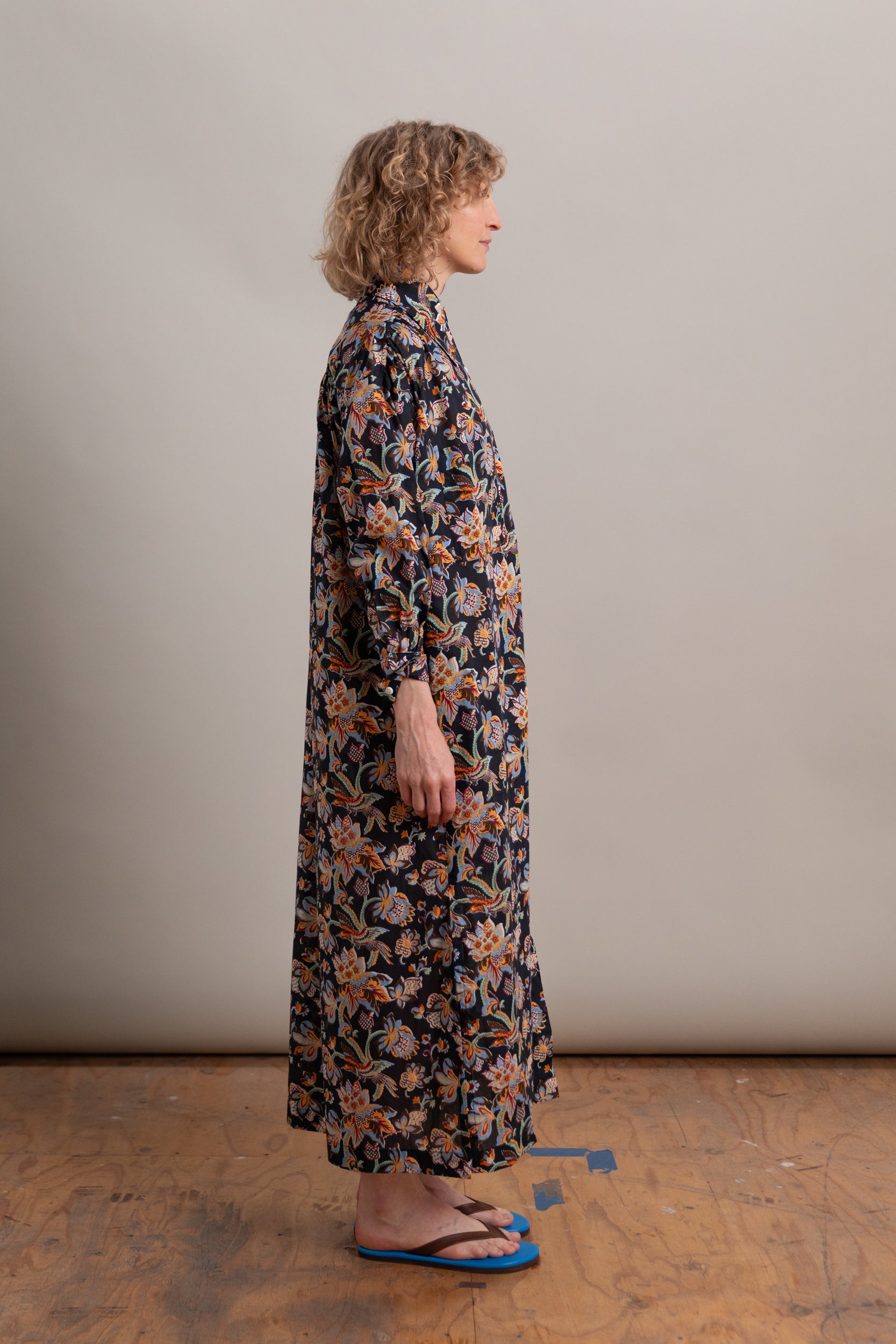 TALIA MAXI DRESS IN MINTZ CHINTZ