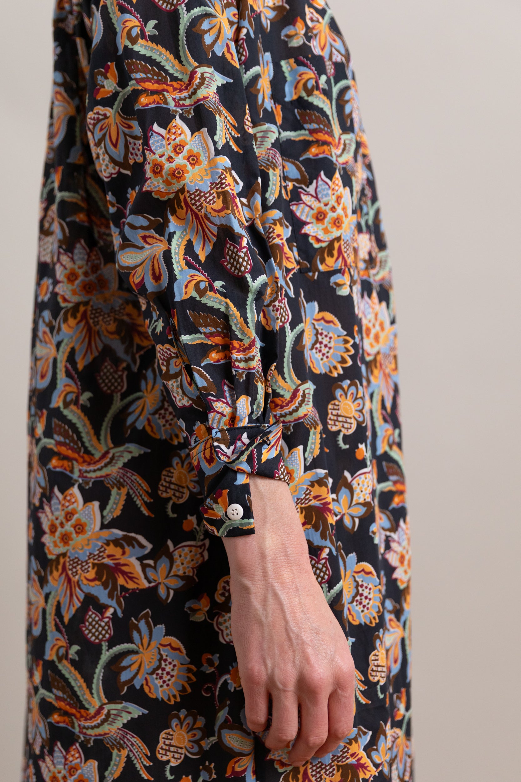 TALIA MAXI DRESS IN MINTZ CHINTZ