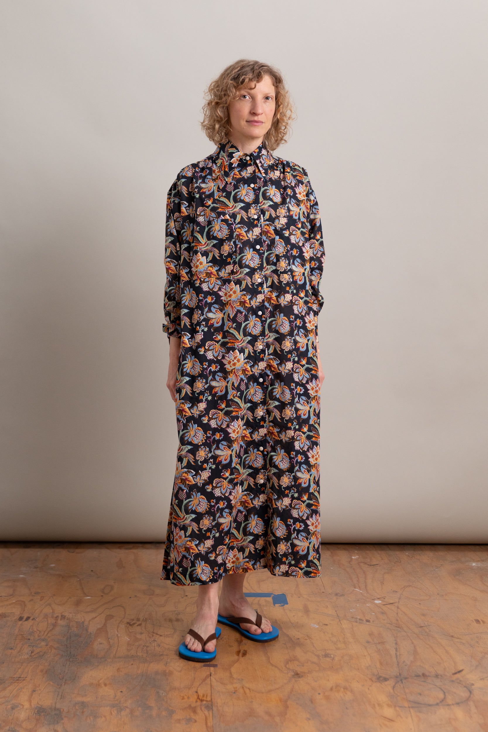 TALIA MAXI DRESS IN MINTZ CHINTZ