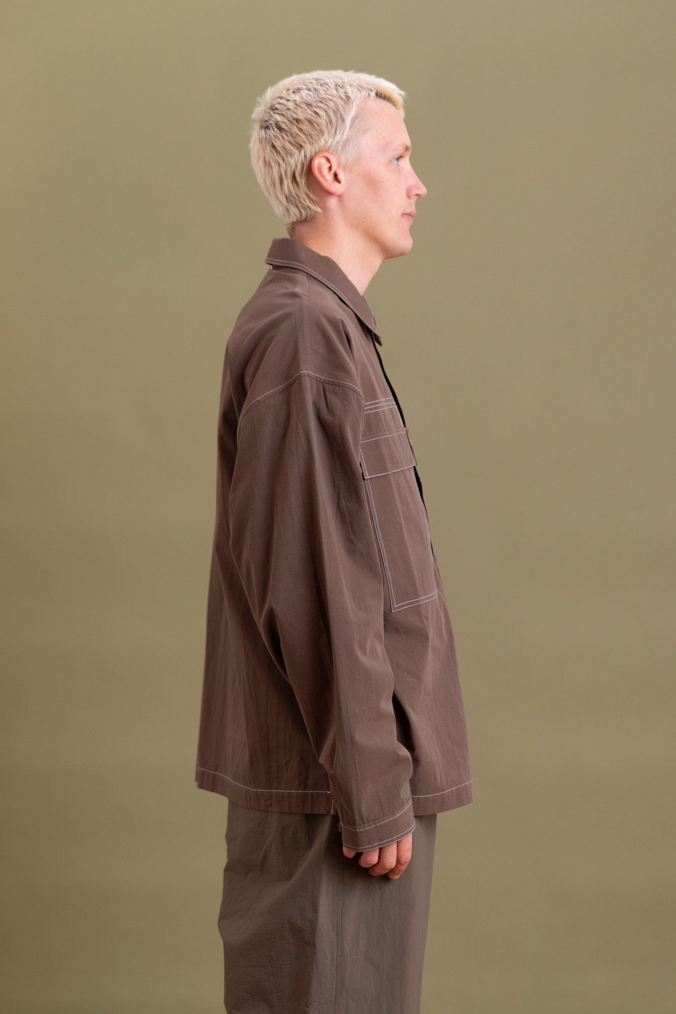 DROP SHIRT IN GRAPHITE