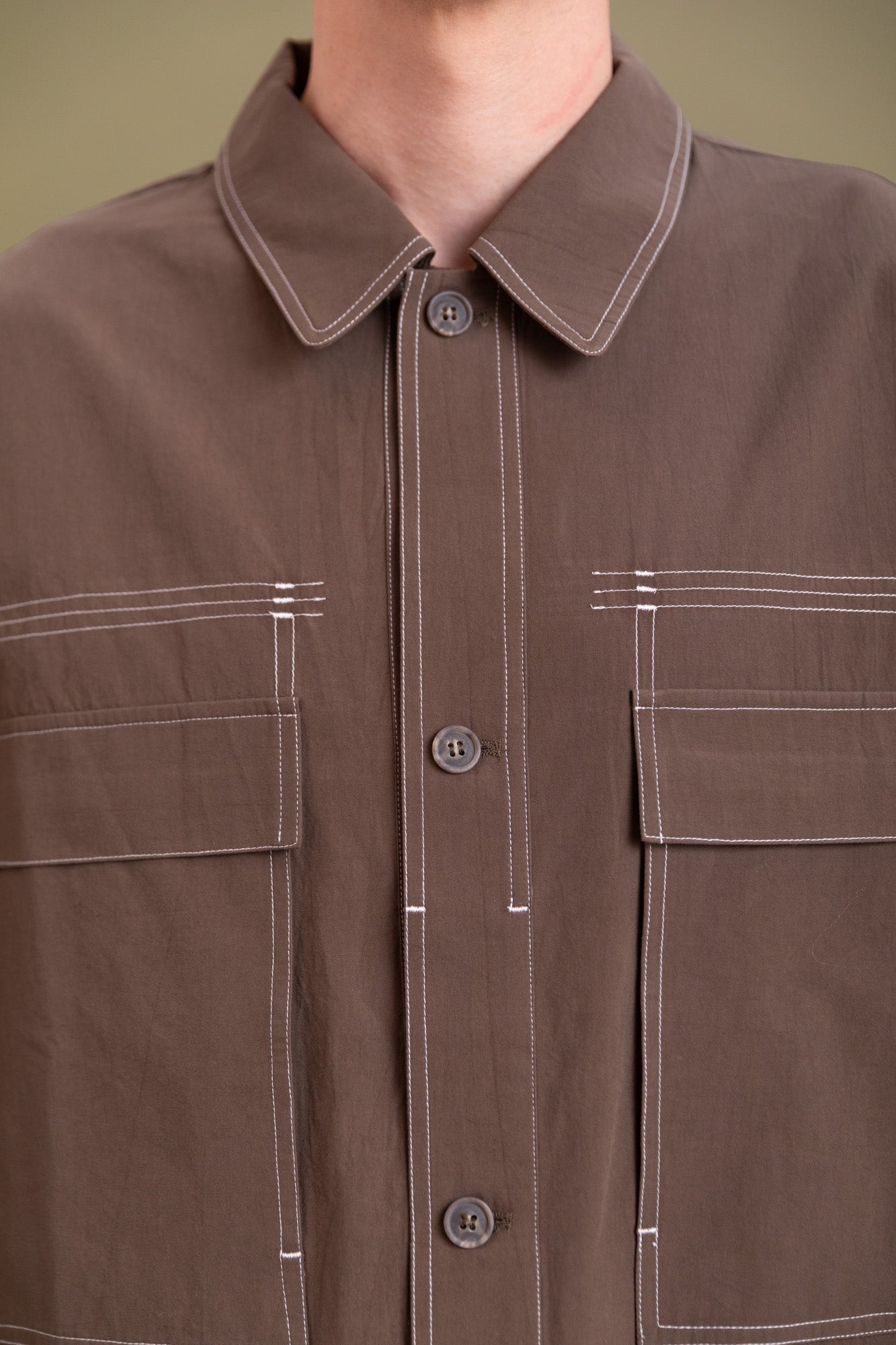 DROP SHIRT IN GRAPHITE