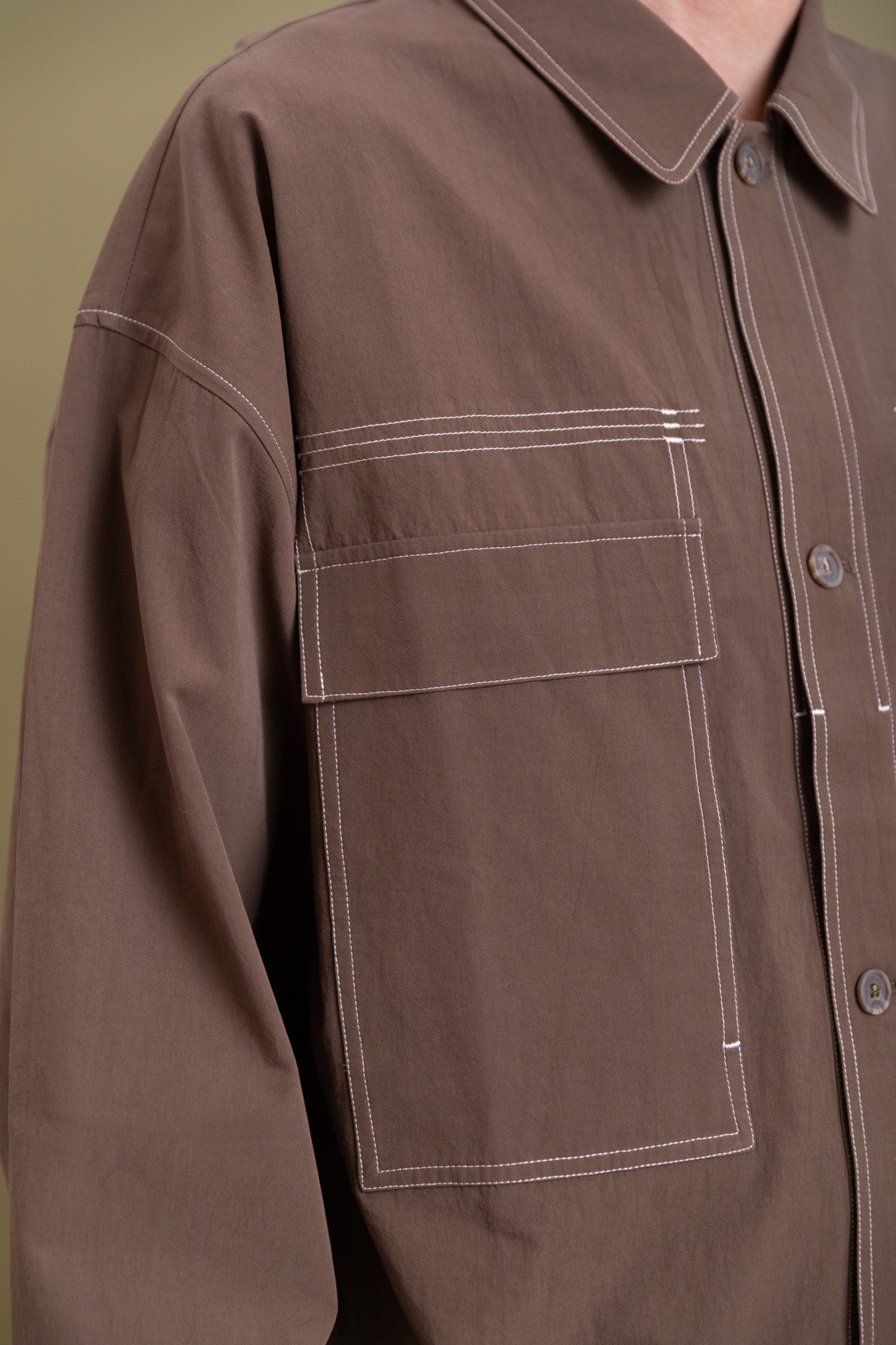 DROP SHIRT IN GRAPHITE