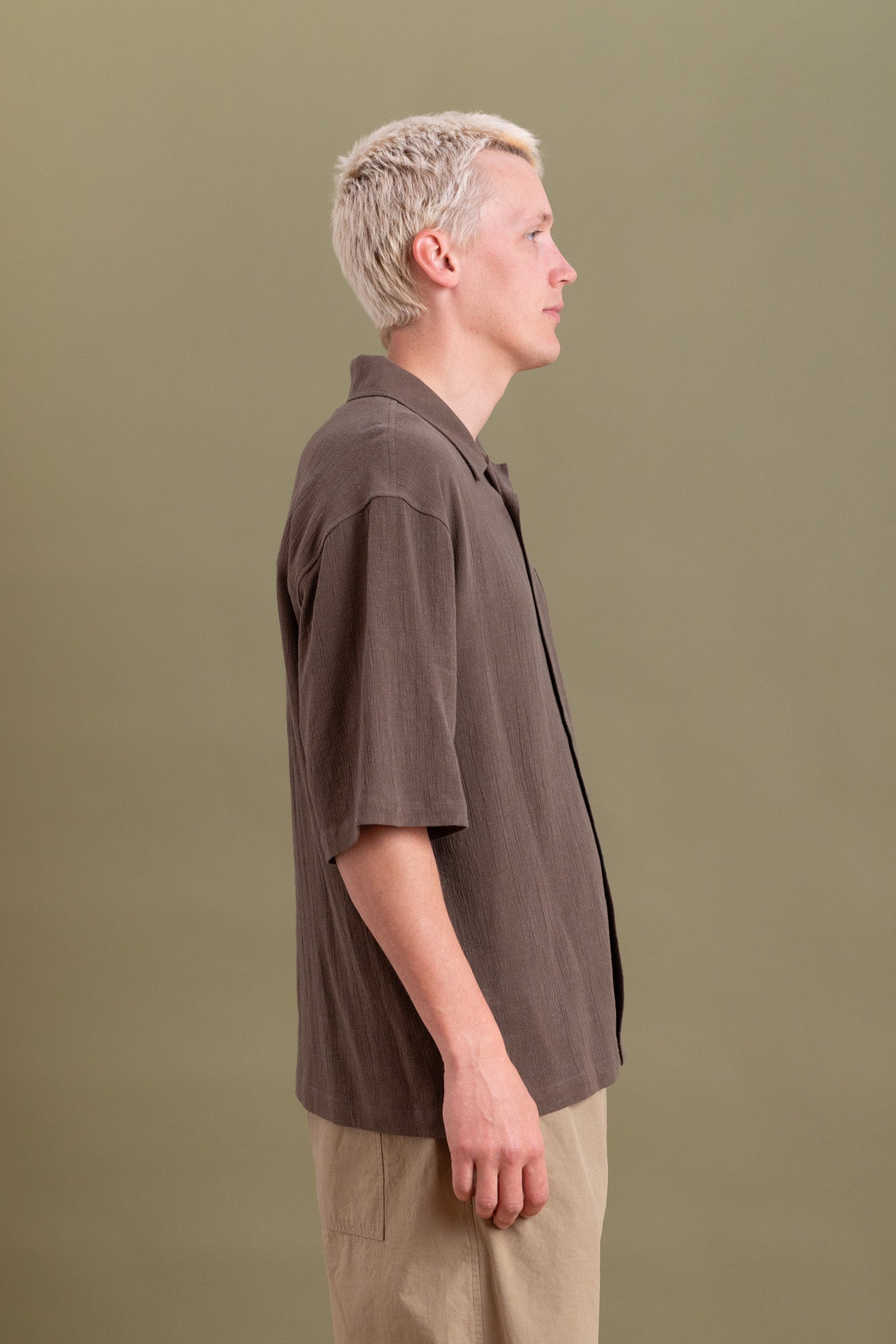 PASEO SHIRT IN CHARCOAL