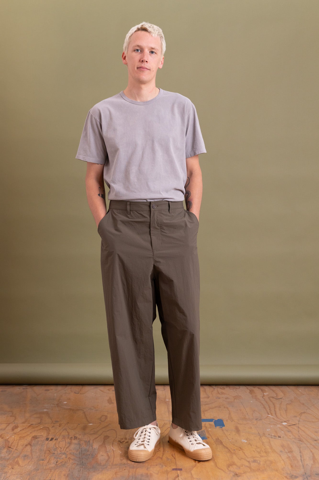 SLOW PANT IN CHARCOAL