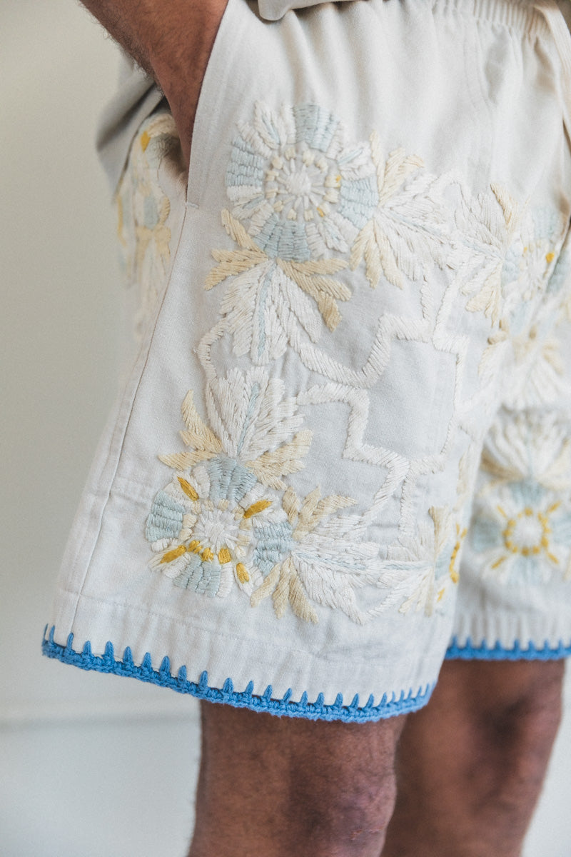 CROCHET LADDERWORK SHORTS