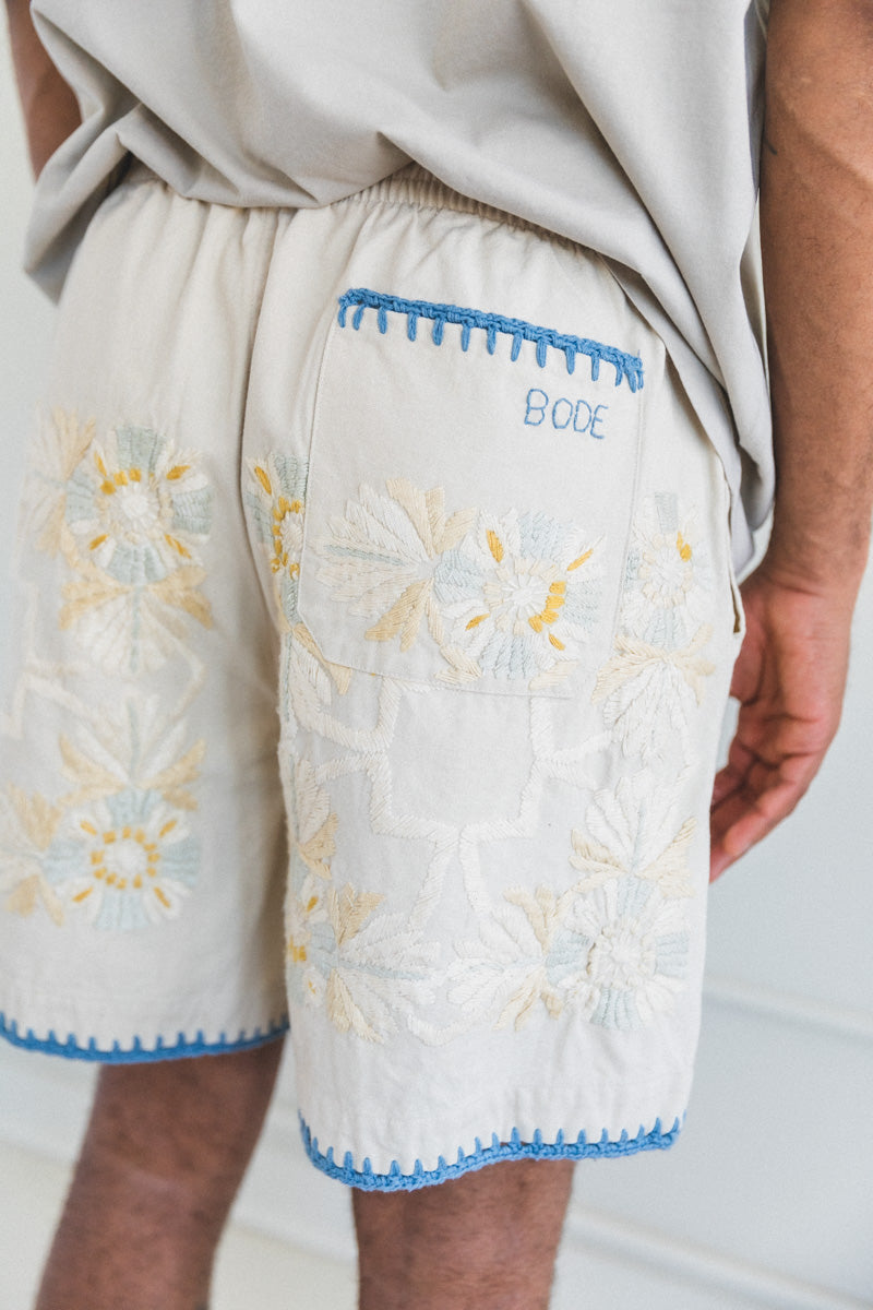 CROCHET LADDERWORK SHORTS