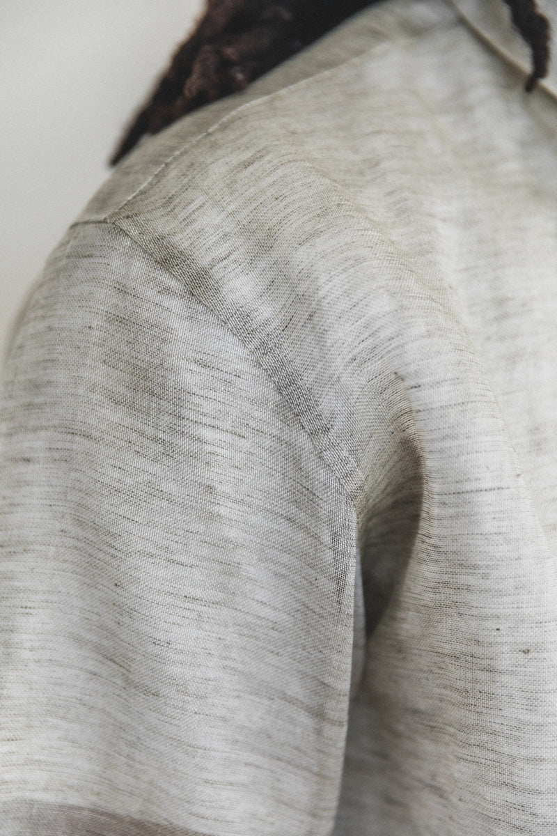 ETERNAL SUMMER SHIRT IN TURKISH UNDYED SILK LINEN