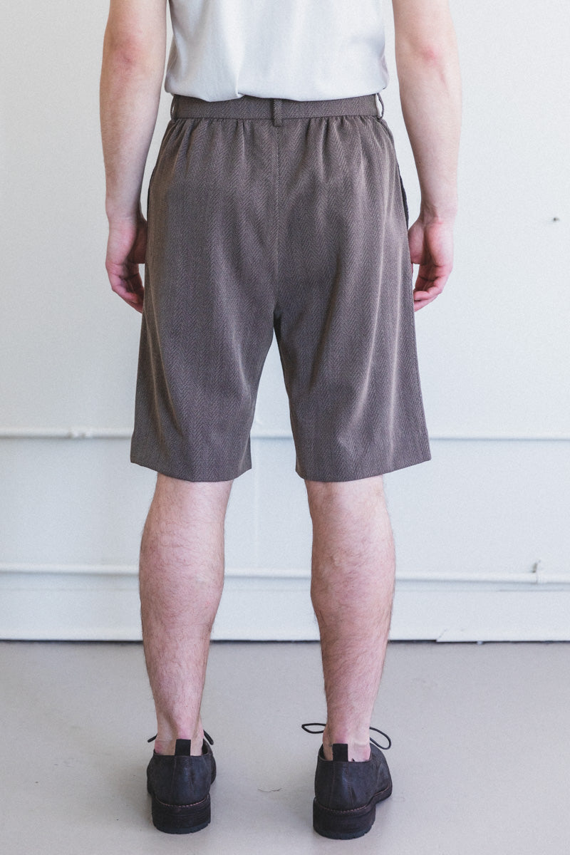 SHALY SHORTS IN SUMMER HERRINGBONE