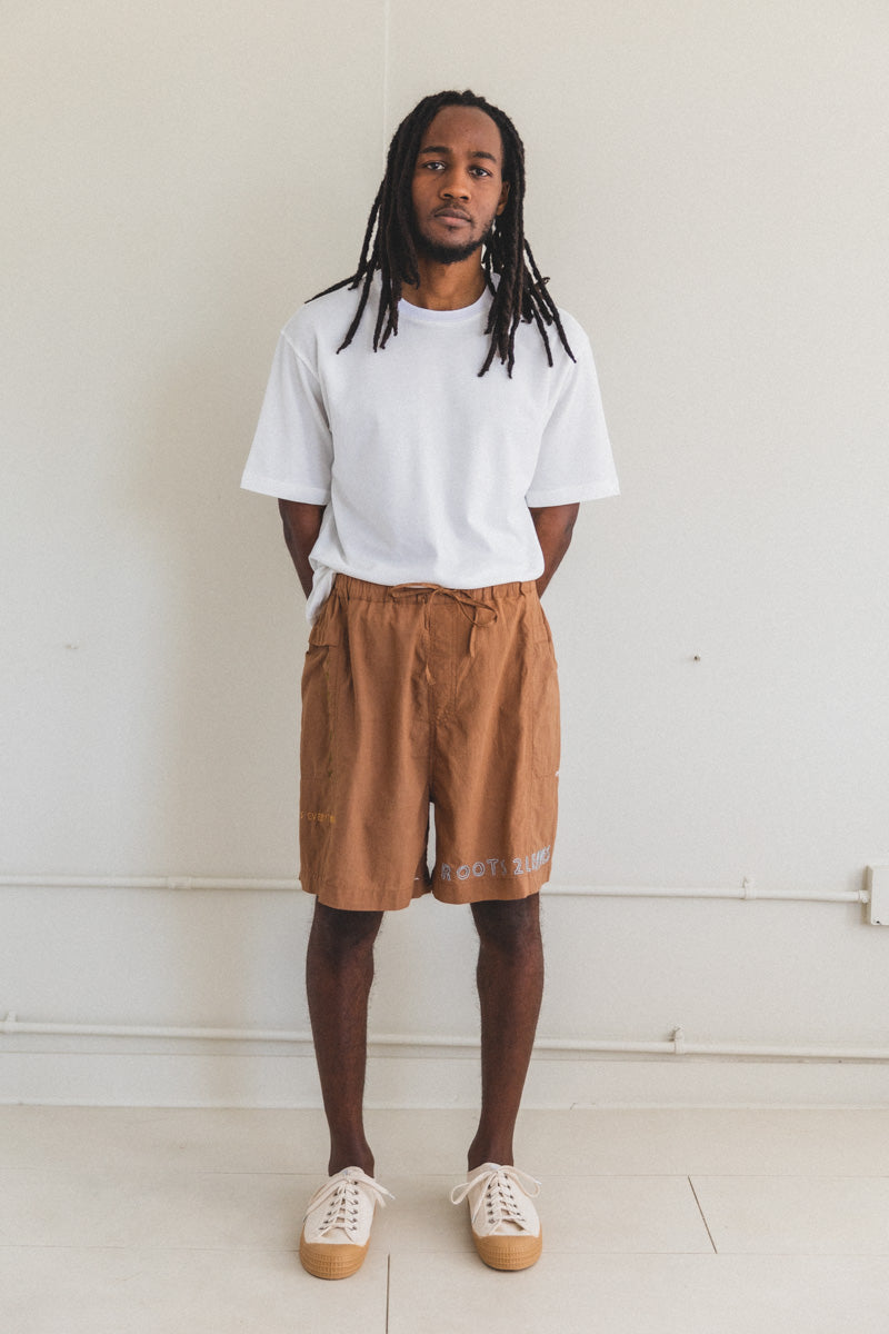 ONDA SHORTS IN GROUND HUGGER BROWN