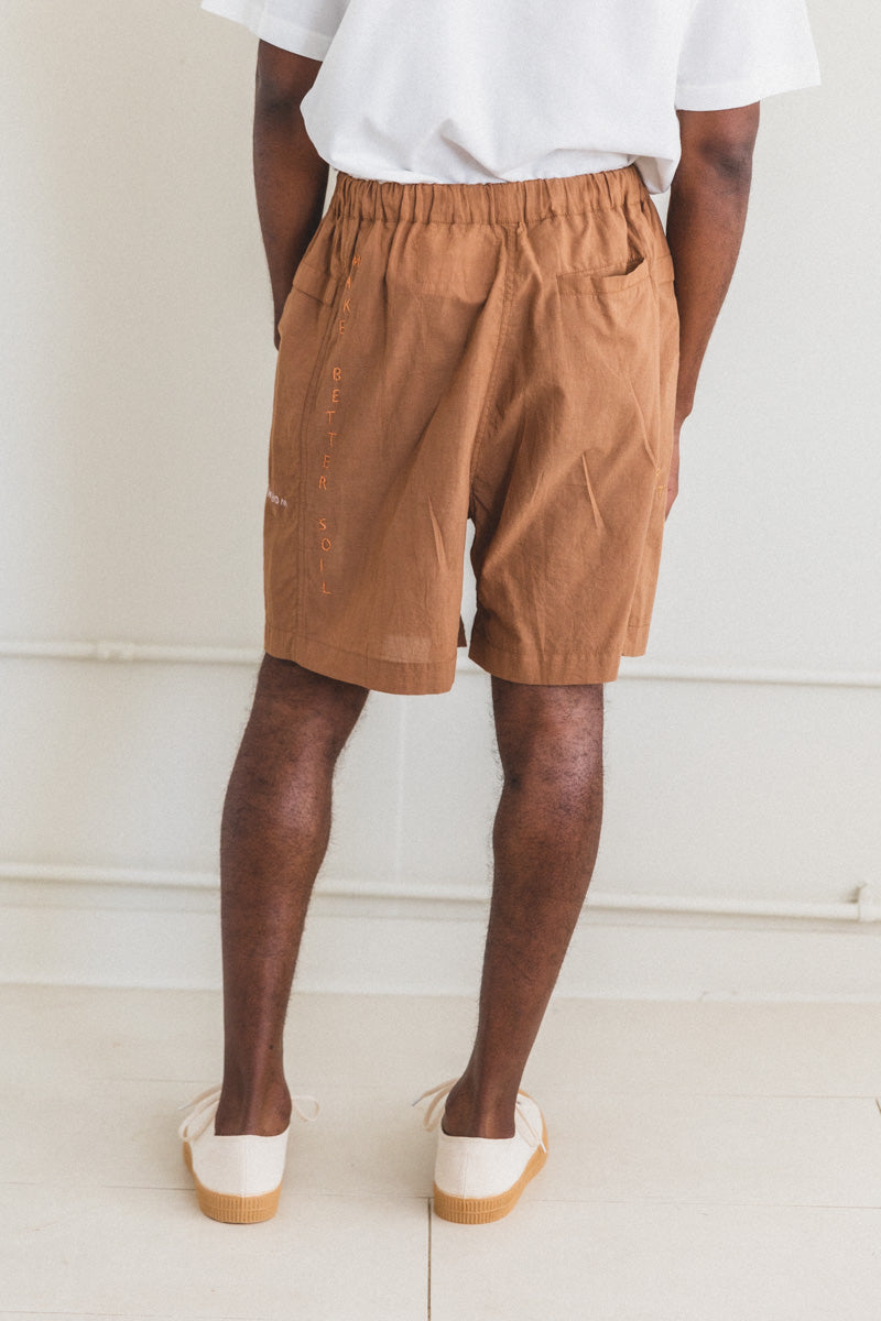 ONDA SHORTS IN GROUND HUGGER BROWN