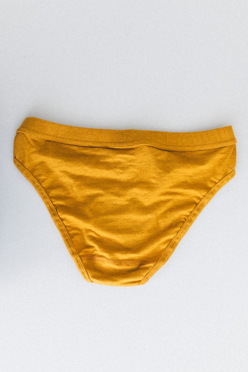 BIKINI BRIEF IN SAFFRON