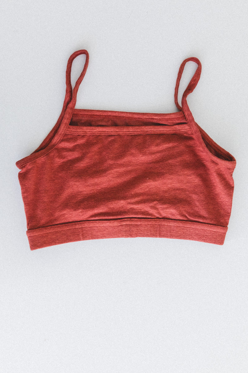 CROP TOP IN RUST