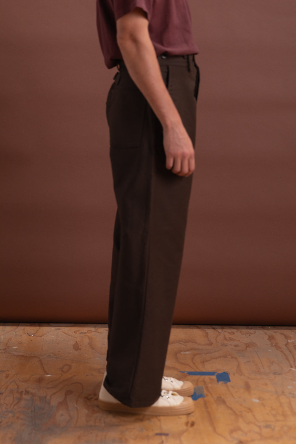 LOT 204 ENGINEER TROUSERS IN BROWN