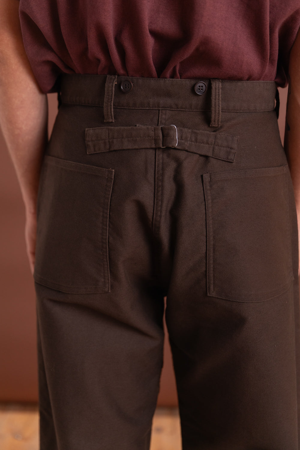 LOT 204 ENGINEER TROUSERS IN BROWN