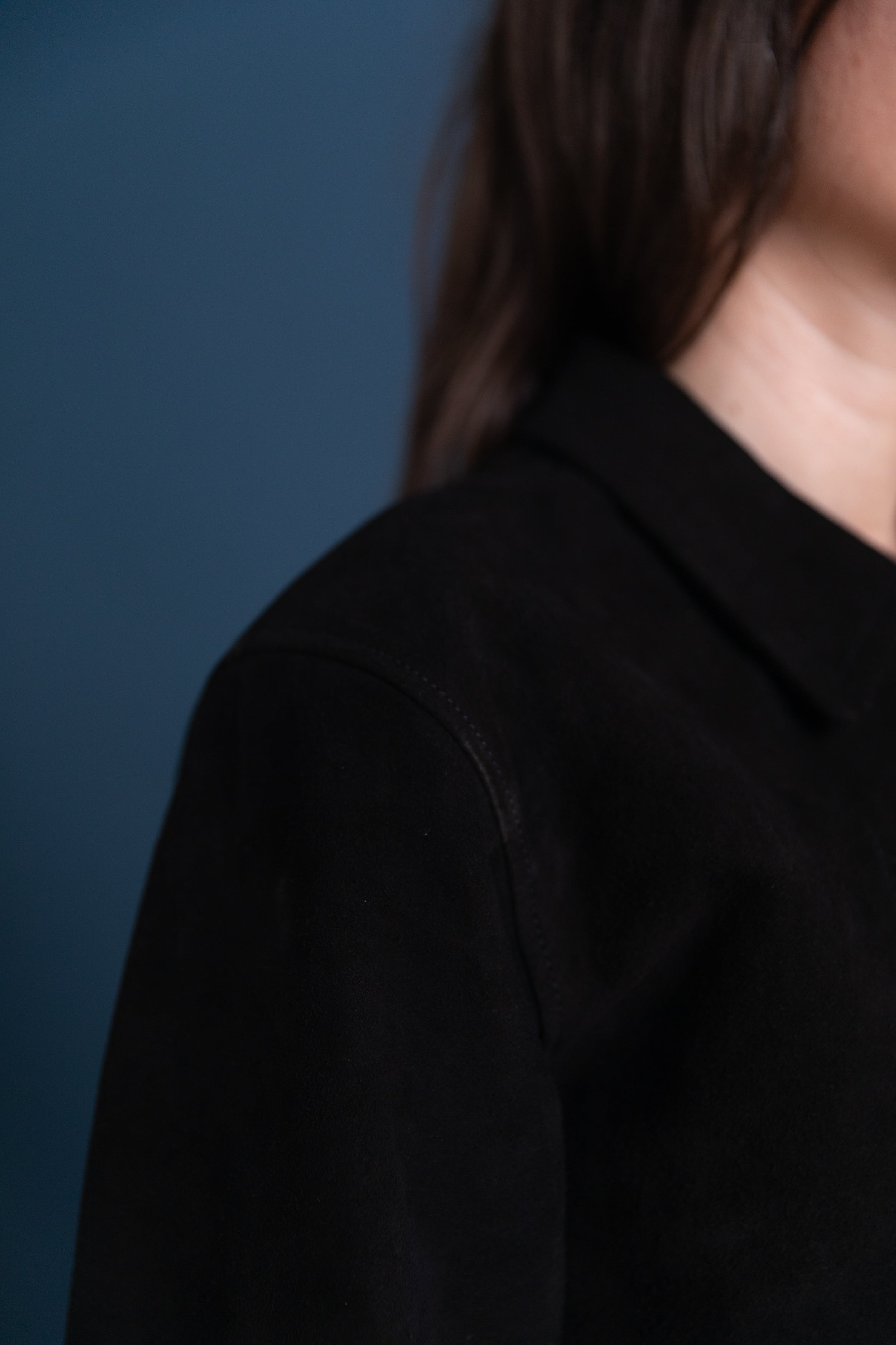 LOT 809 PERSONAL SPORTS JACKET IN BLACK HORSE LEATHER