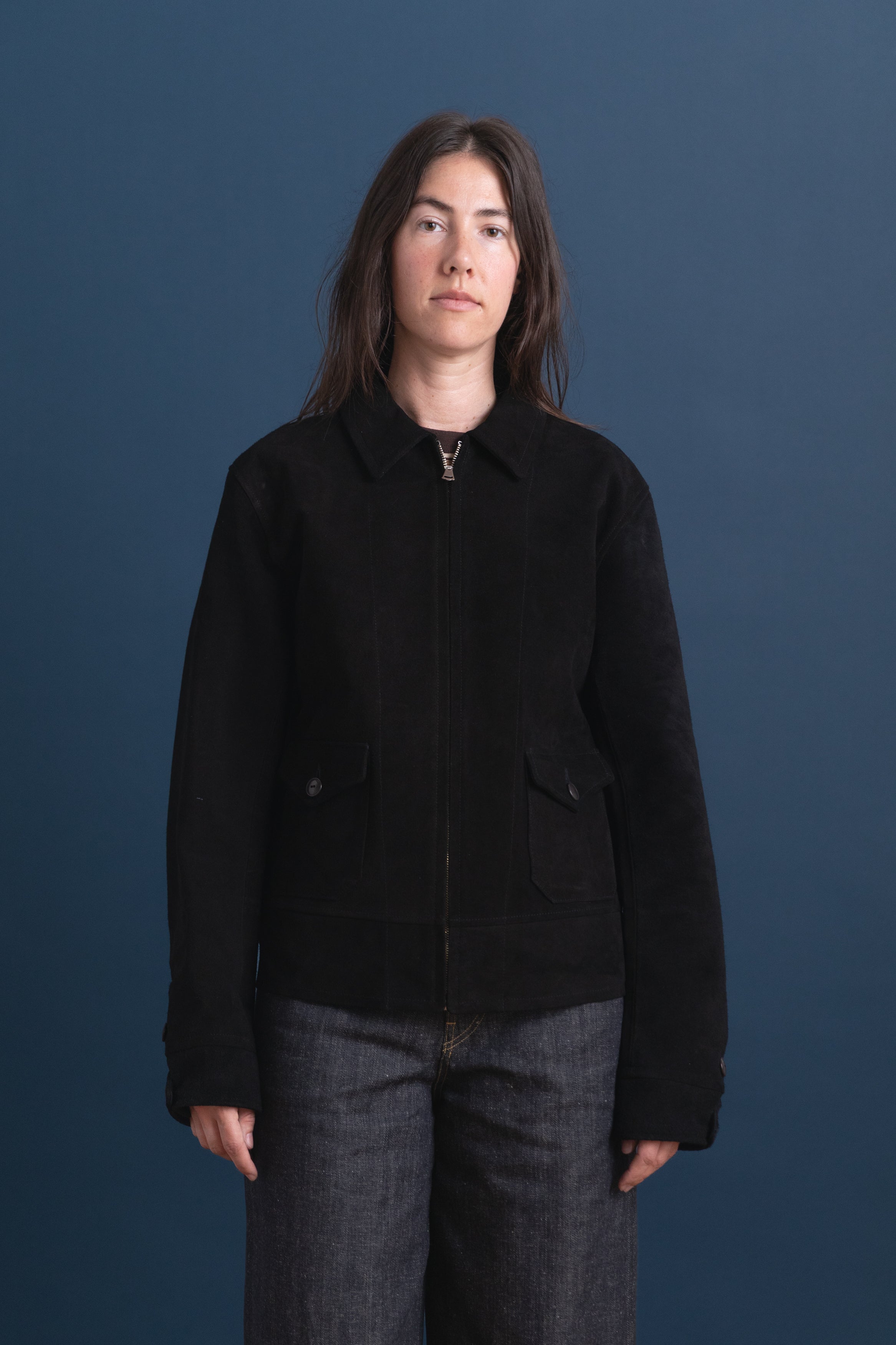 LOT 809 PERSONAL SPORTS JACKET IN BLACK HORSE LEATHER