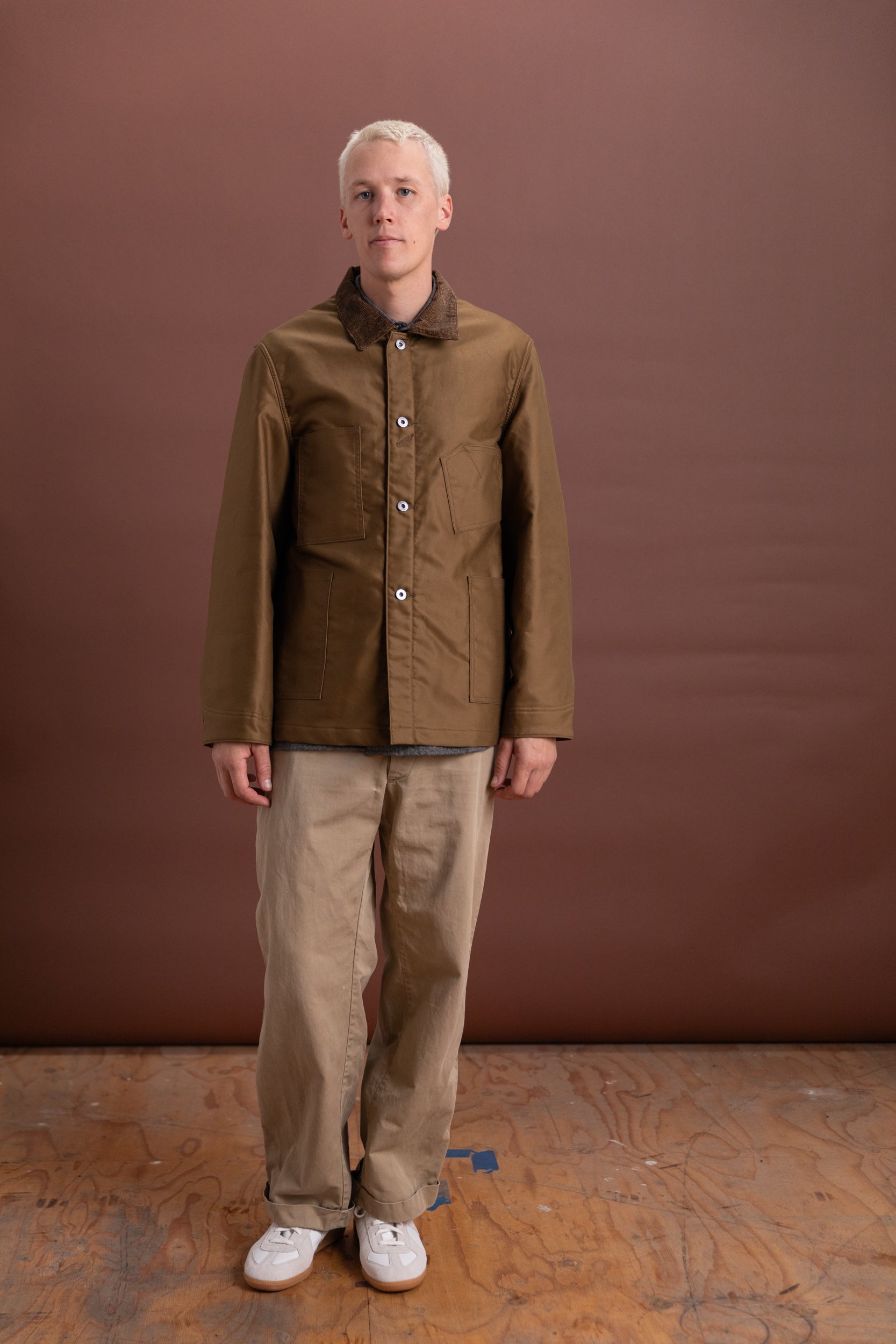 LOT 304 BLANKET LINED COVERALL COAT IN CAMEL