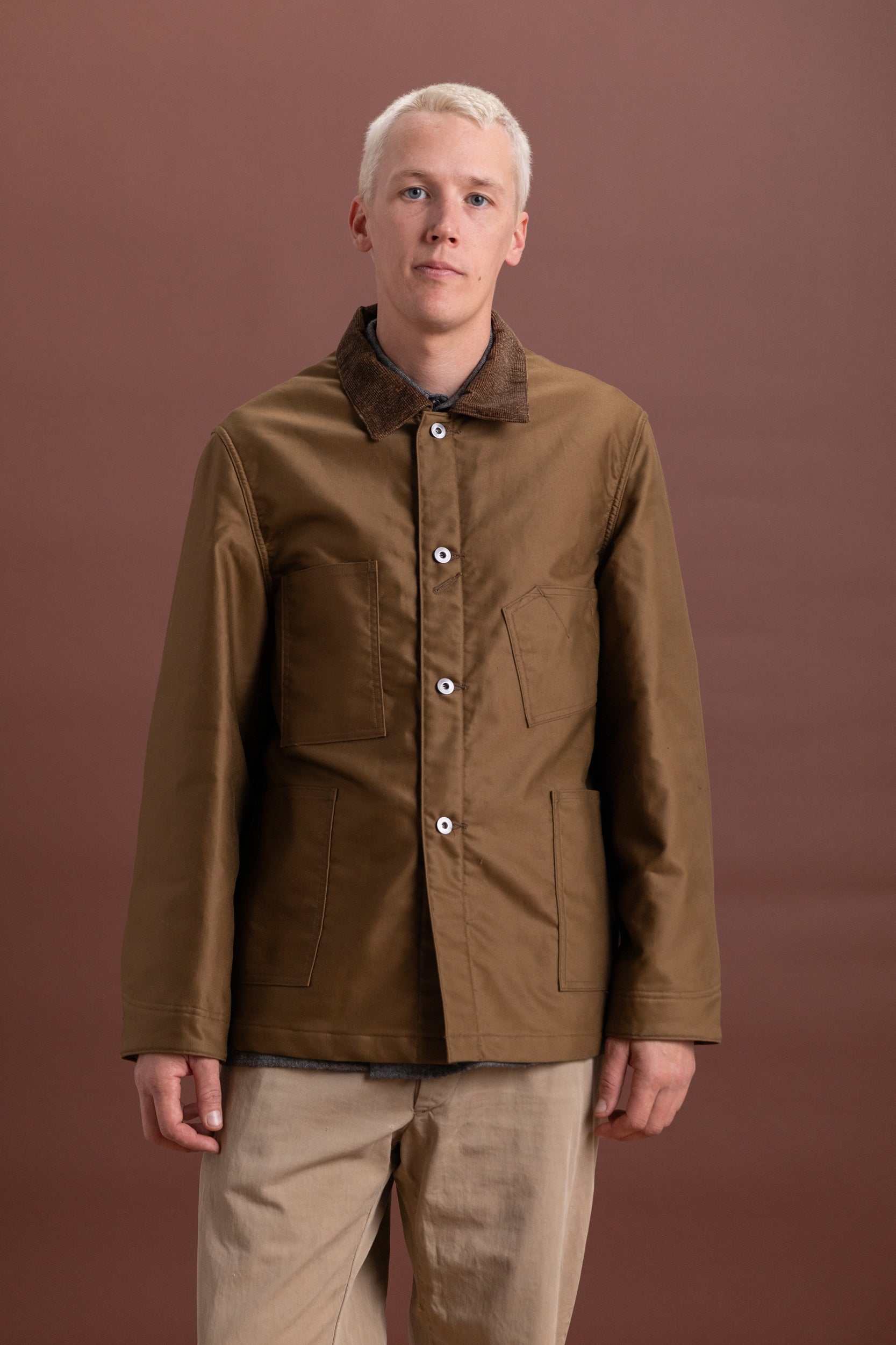 LOT 304 BLANKET LINED COVERALL COAT IN CAMEL